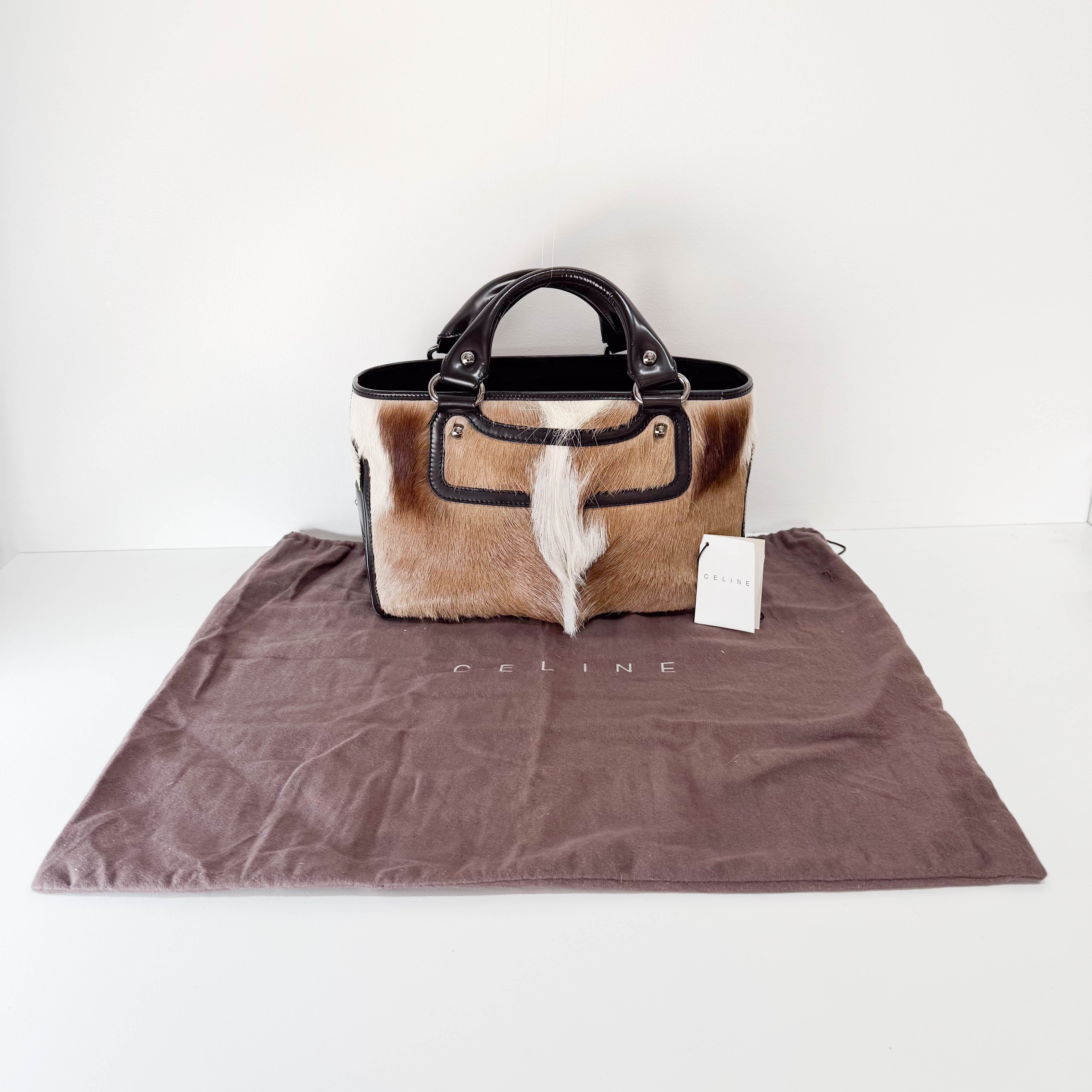 Brown Pony Hair Handbag