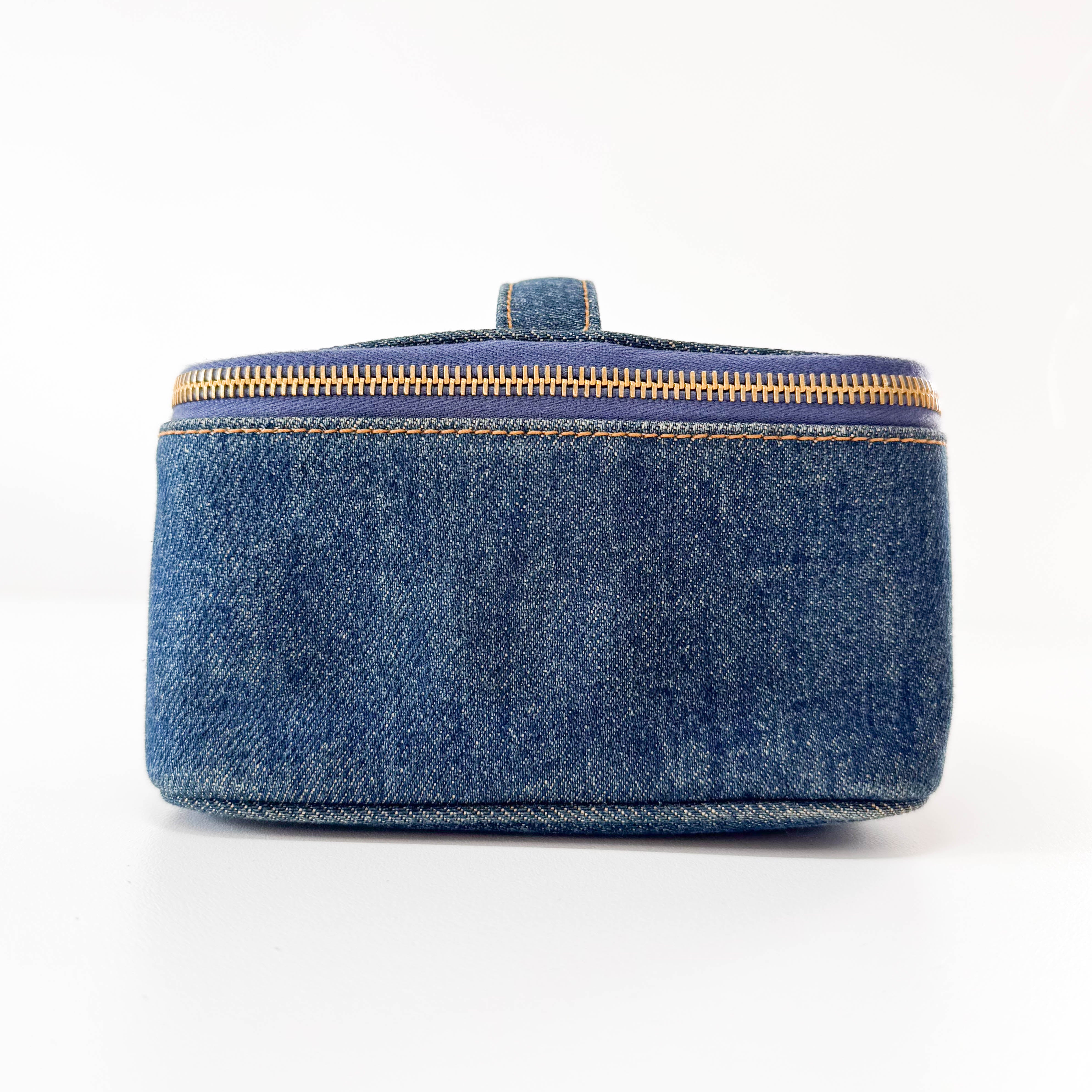CC Logo Denim Vanity Bag