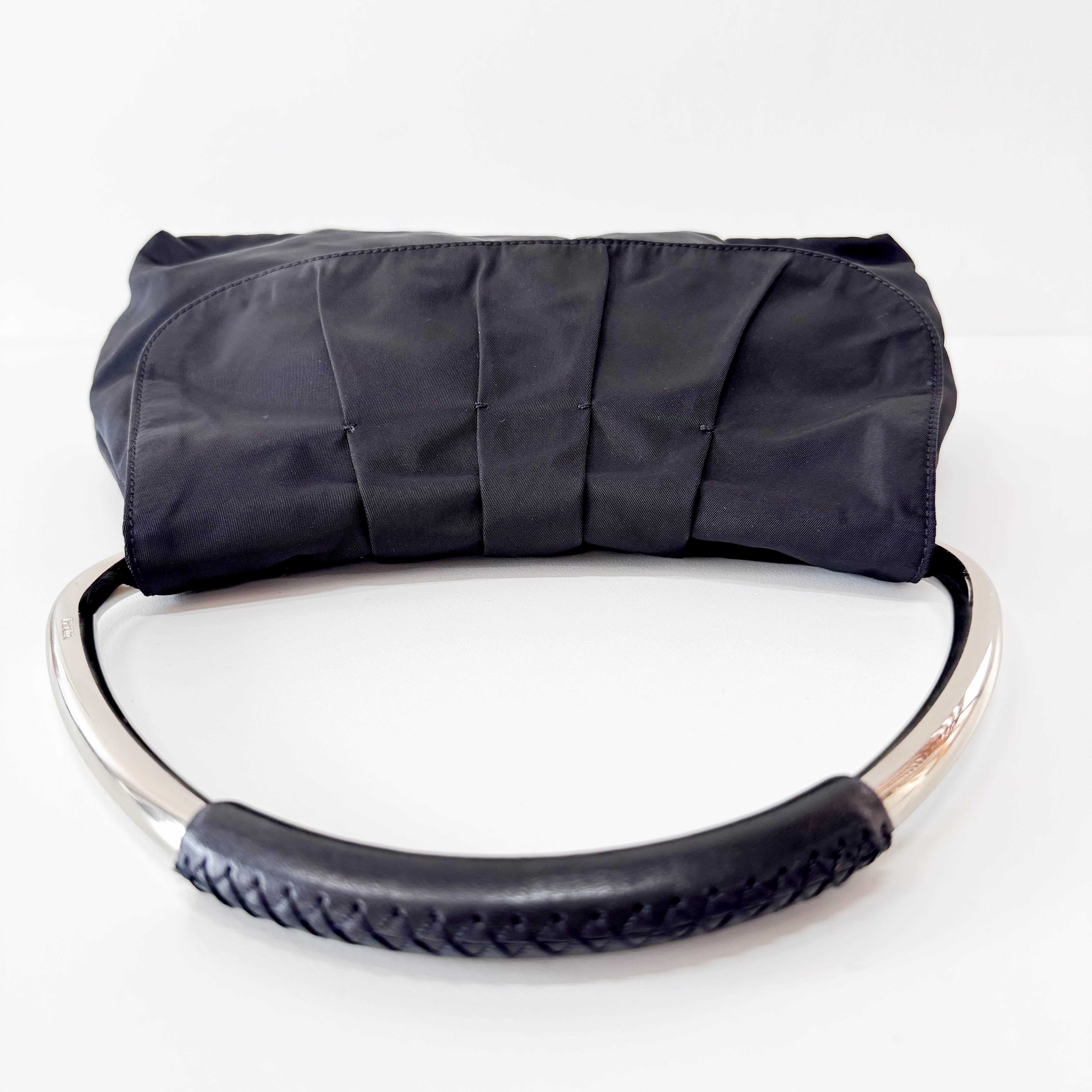Black Nylon Shoulder Bag