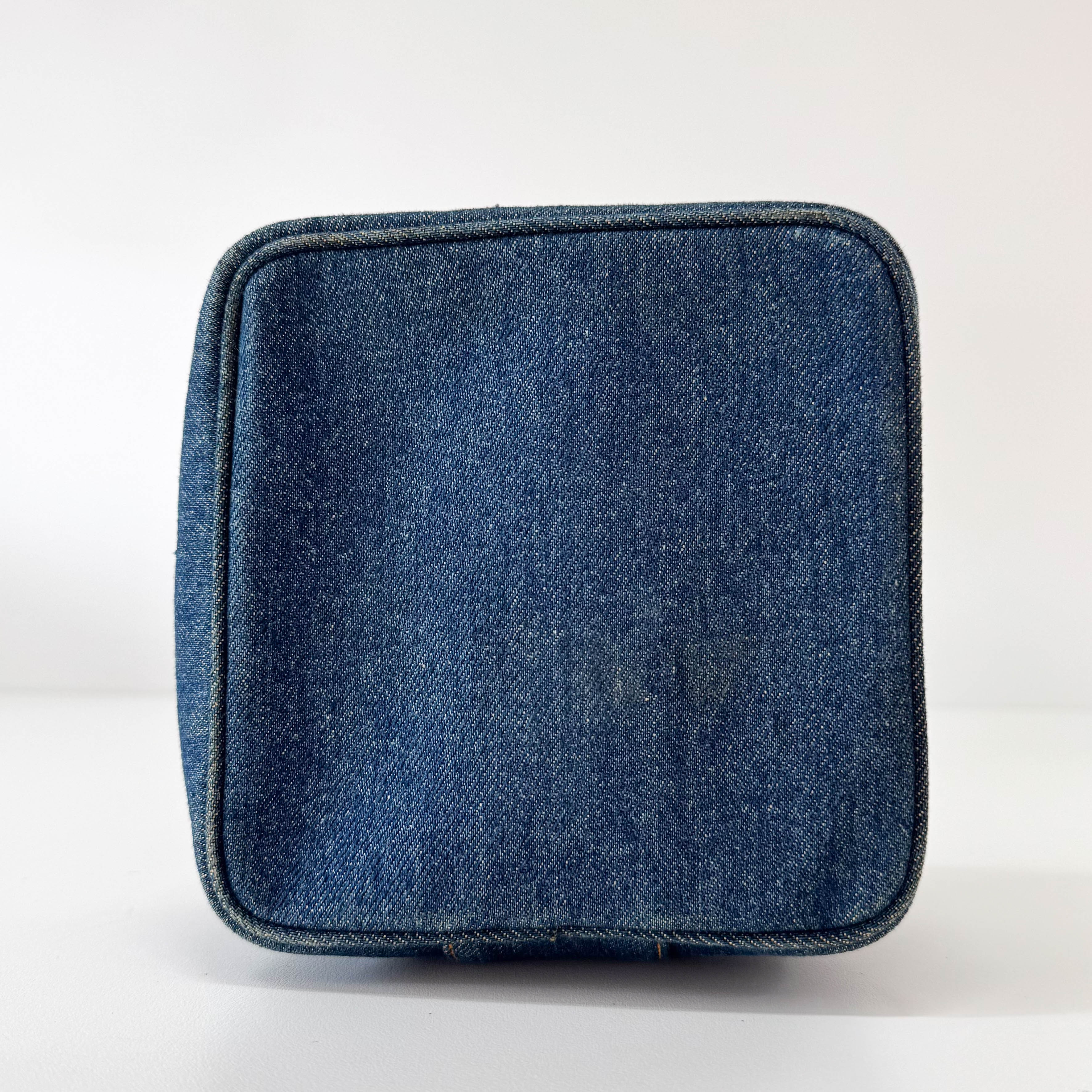 CC Logo Denim Vanity Bag