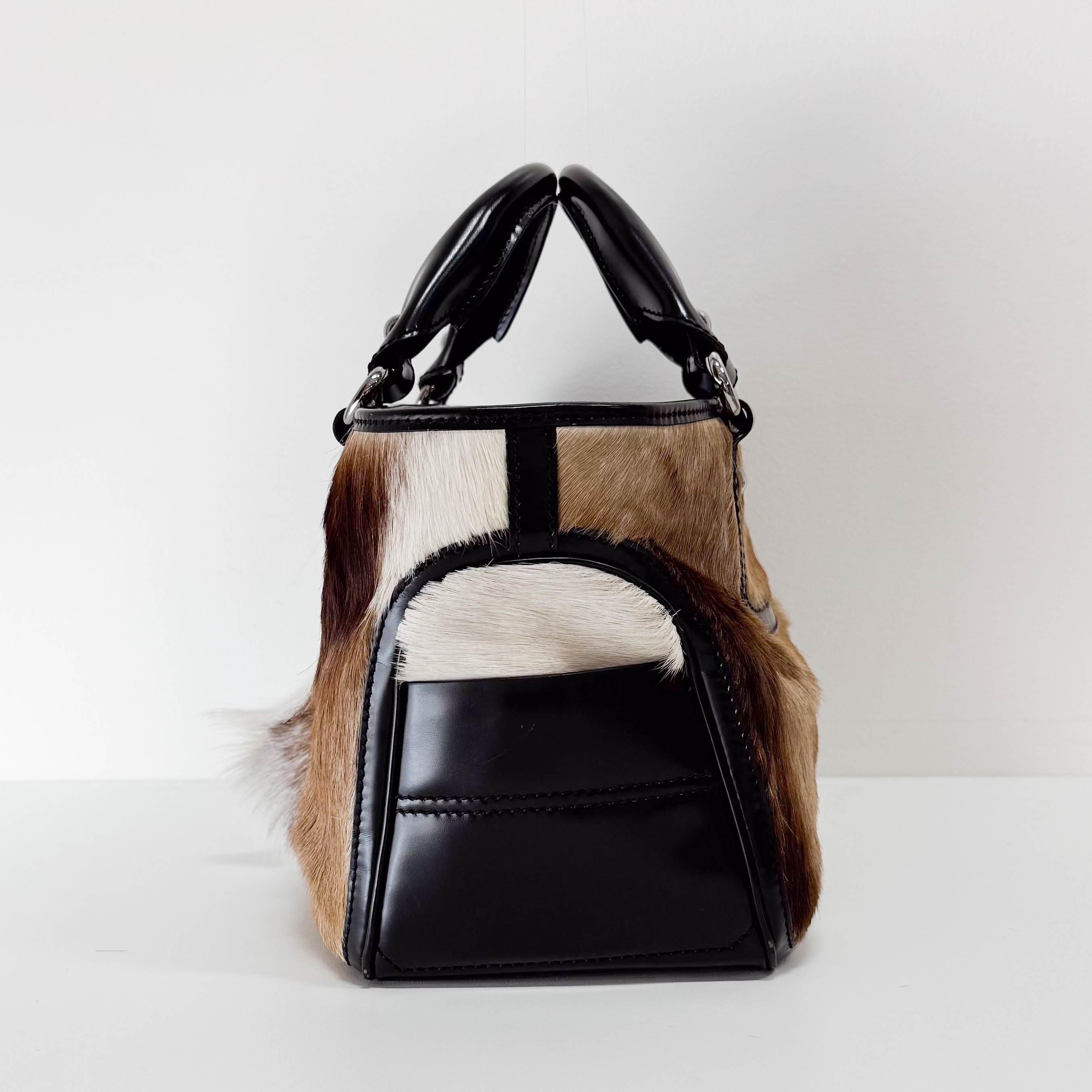 Brown Pony Hair Handbag