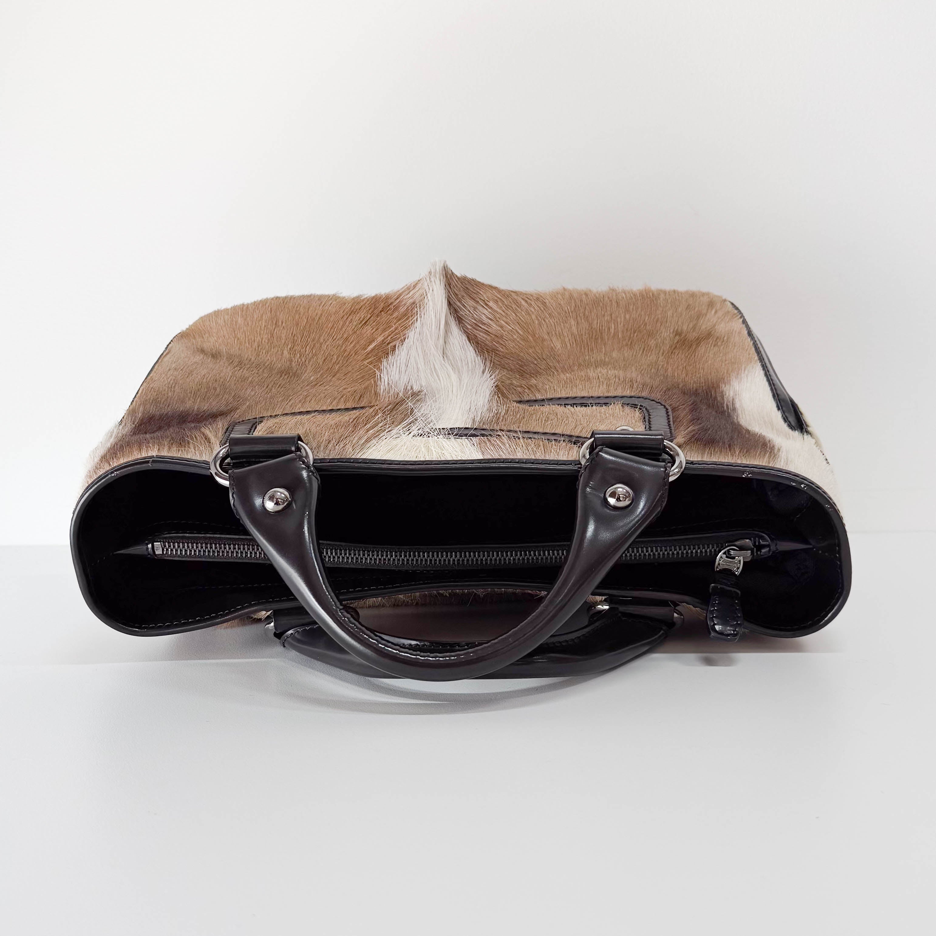 Brown Pony Hair Handbag