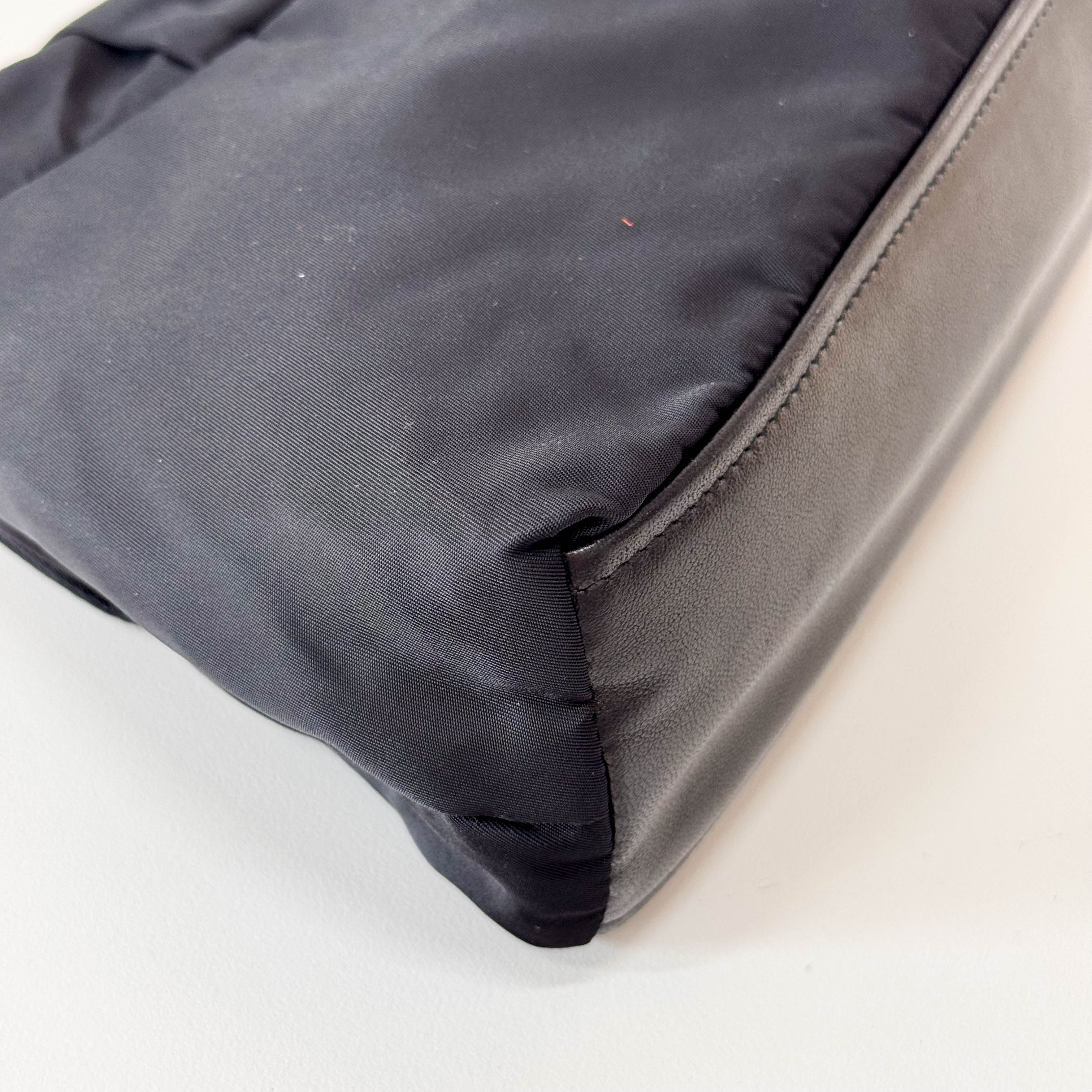 Black Nylon Shoulder Bag