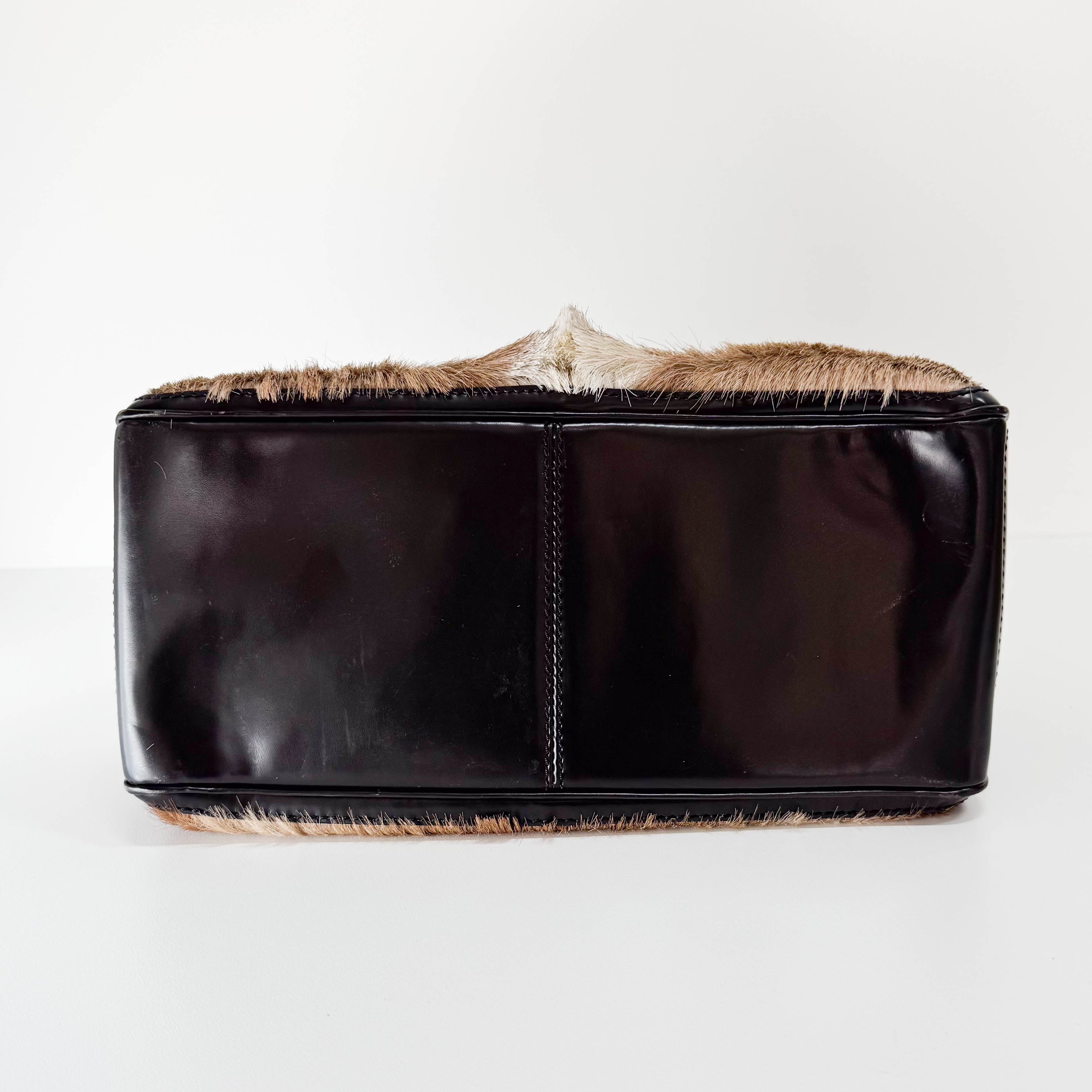 Brown Pony Hair Handbag