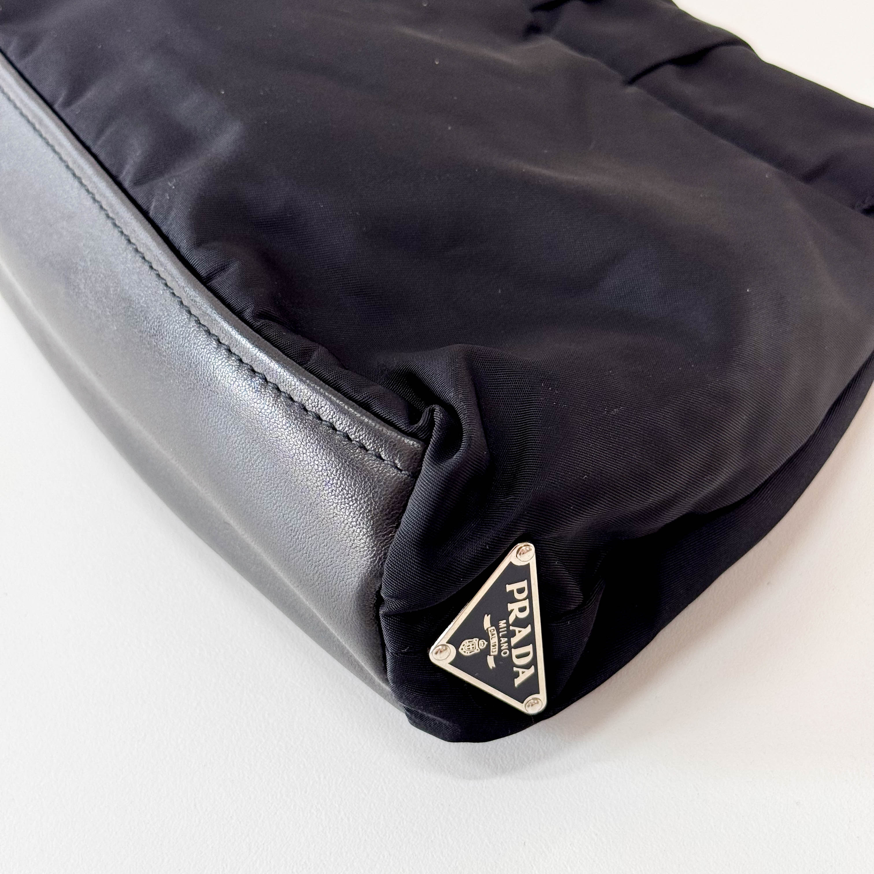 Black Nylon Shoulder Bag