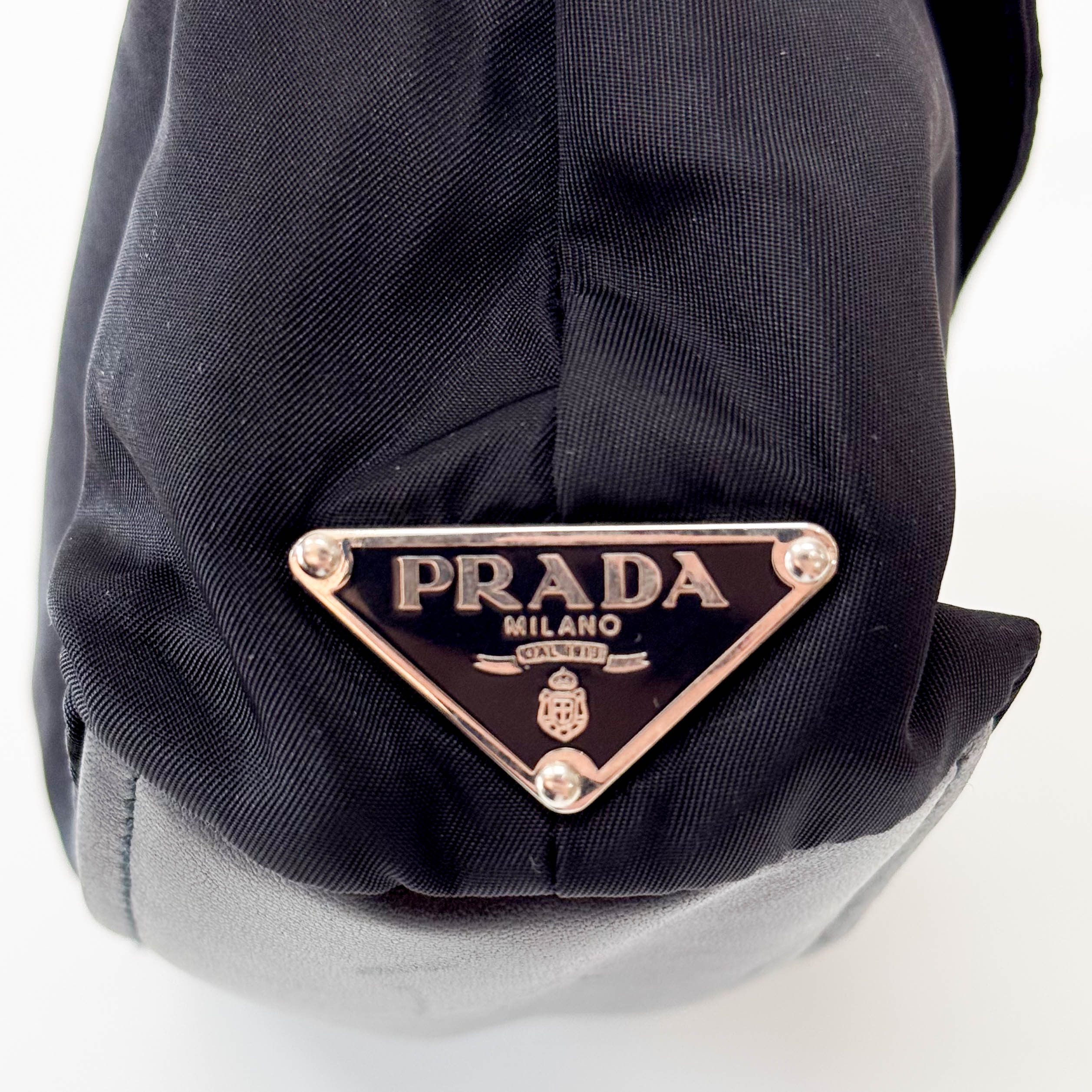 Black Nylon Shoulder Bag