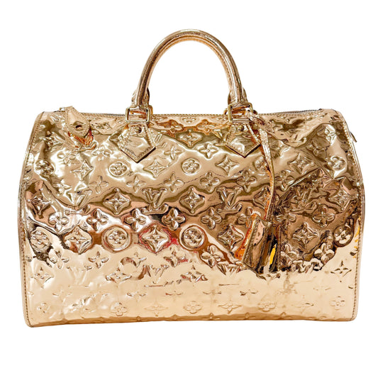 Monogram Miroir Dore Speedy 35 Handbag