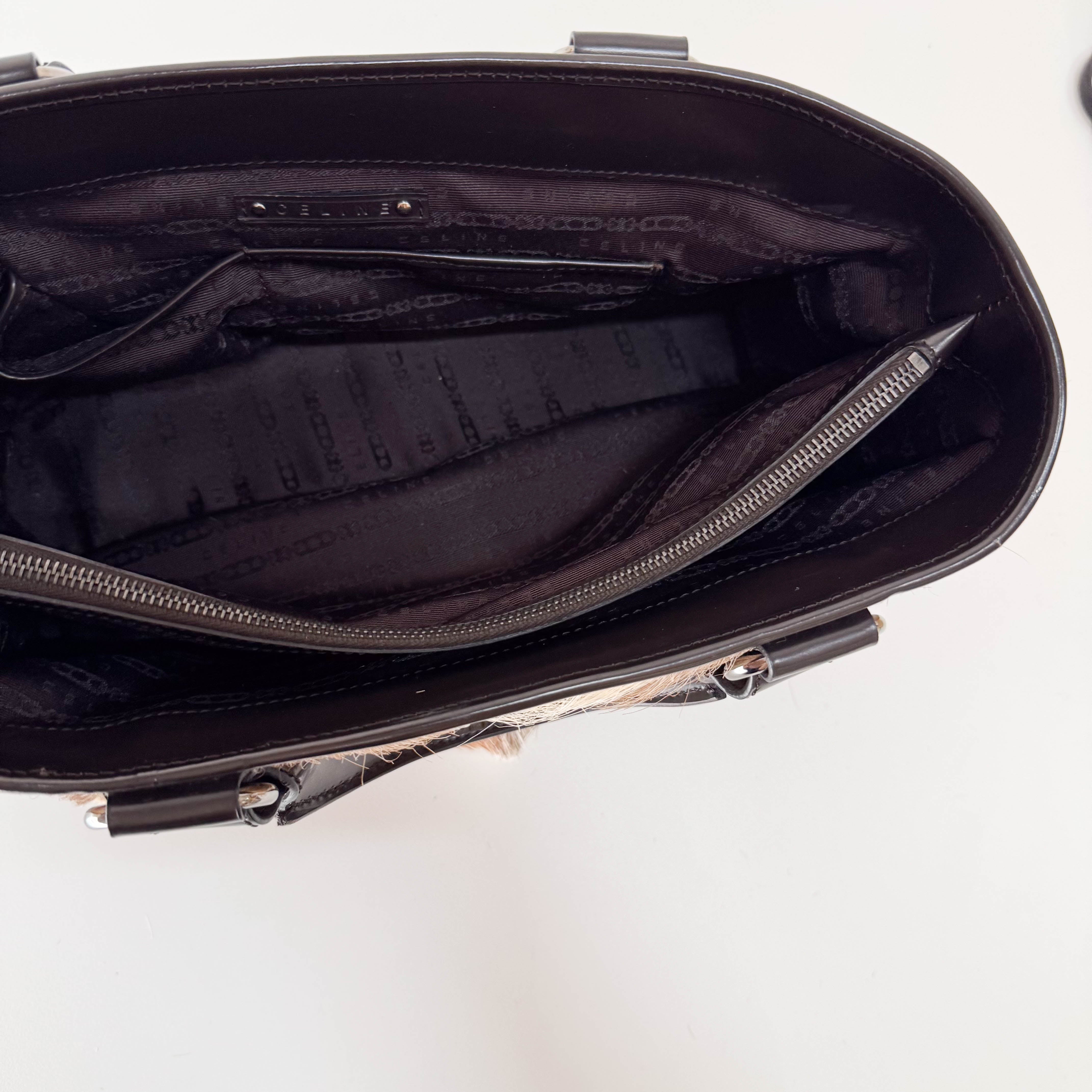 Brown Pony Hair Handbag