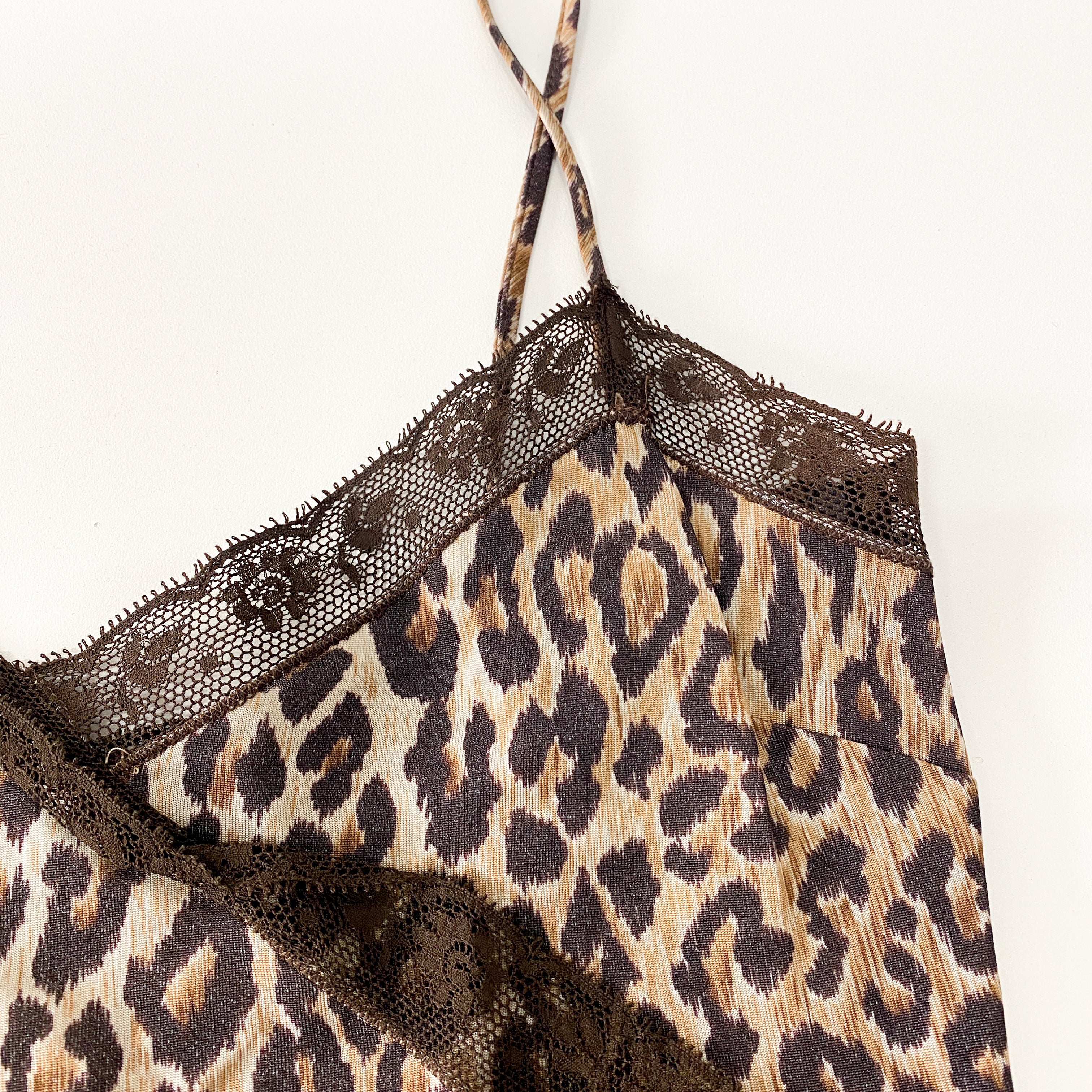 Leopard Print Lace Camisole