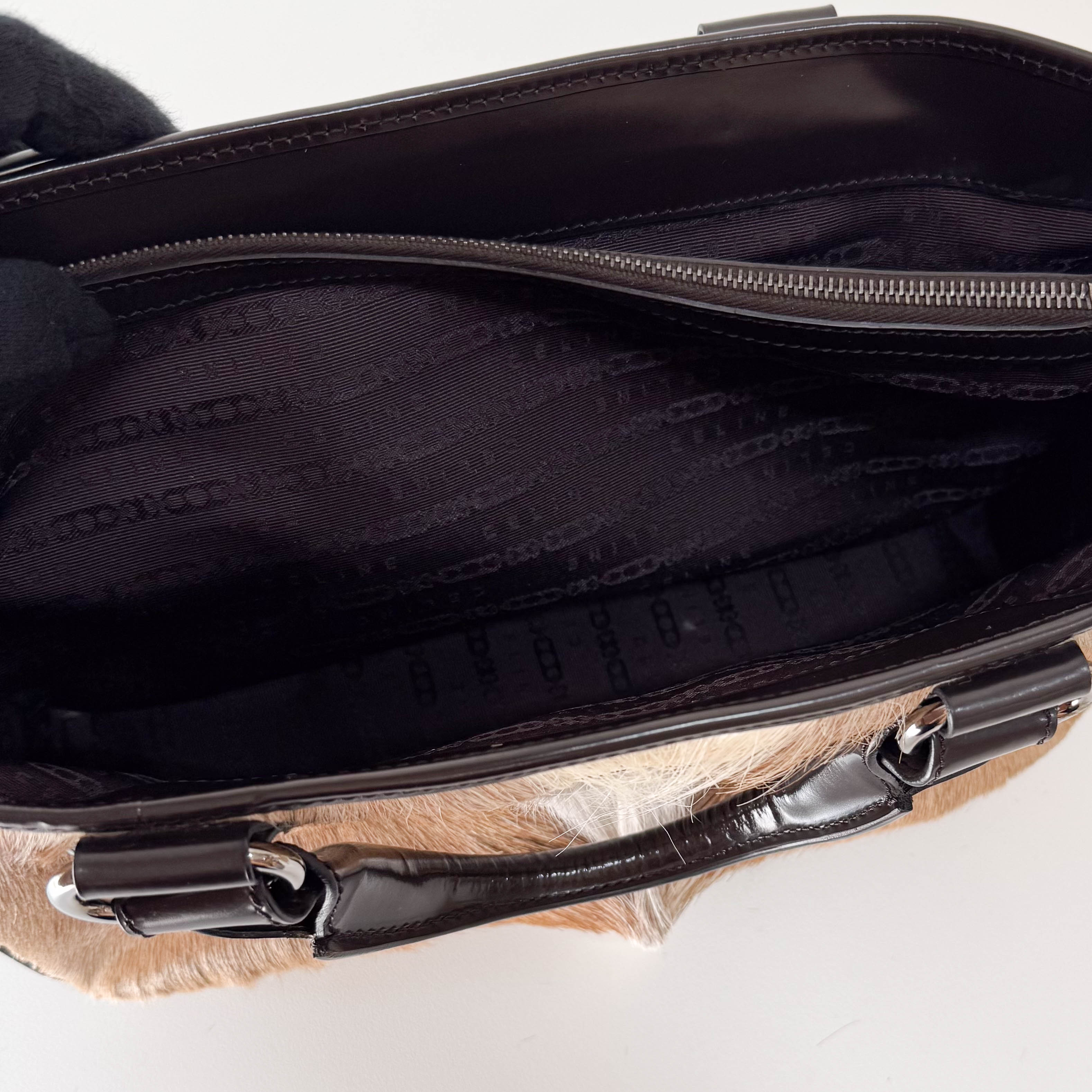 Brown Pony Hair Handbag