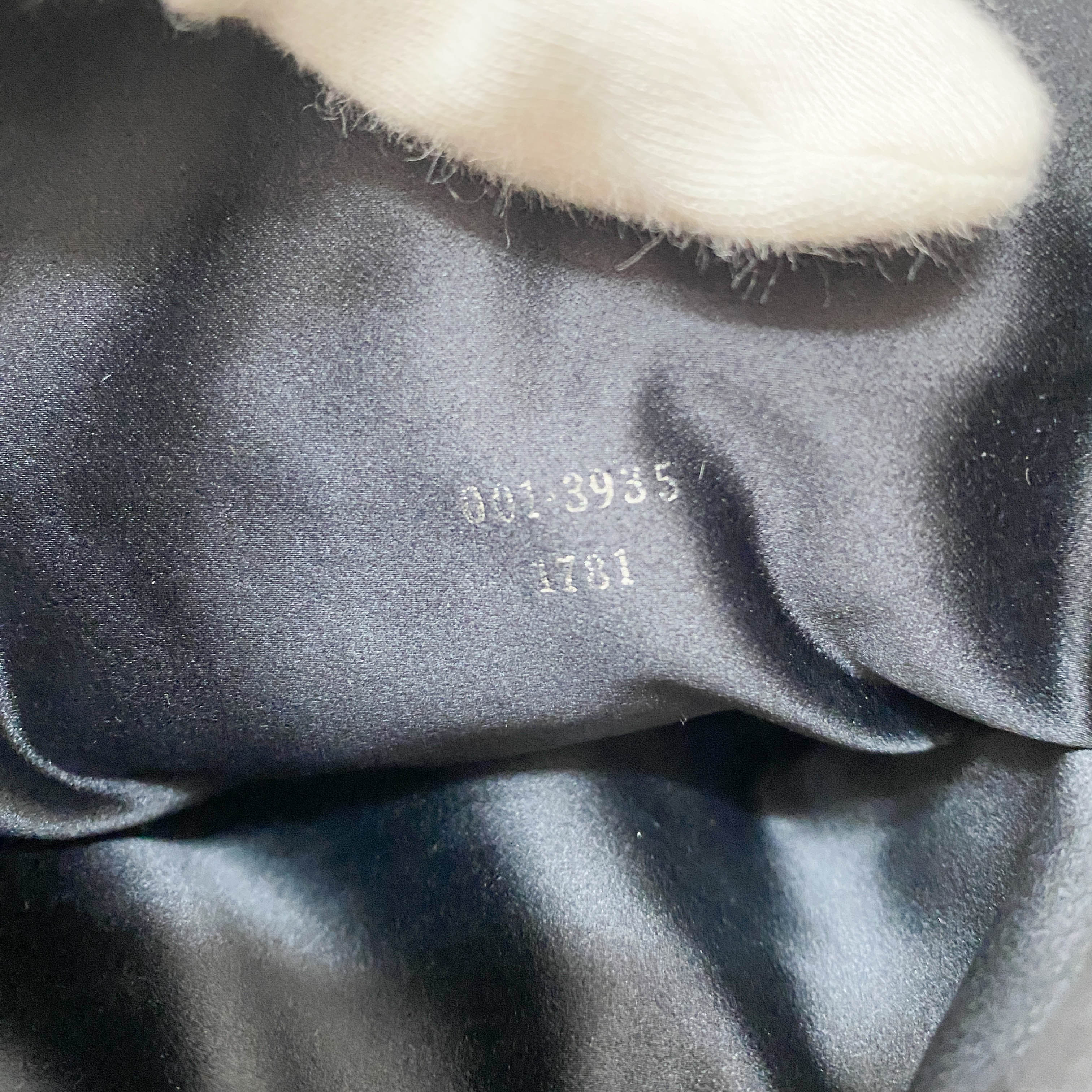 Jackie Black Satin Shoulder Bag