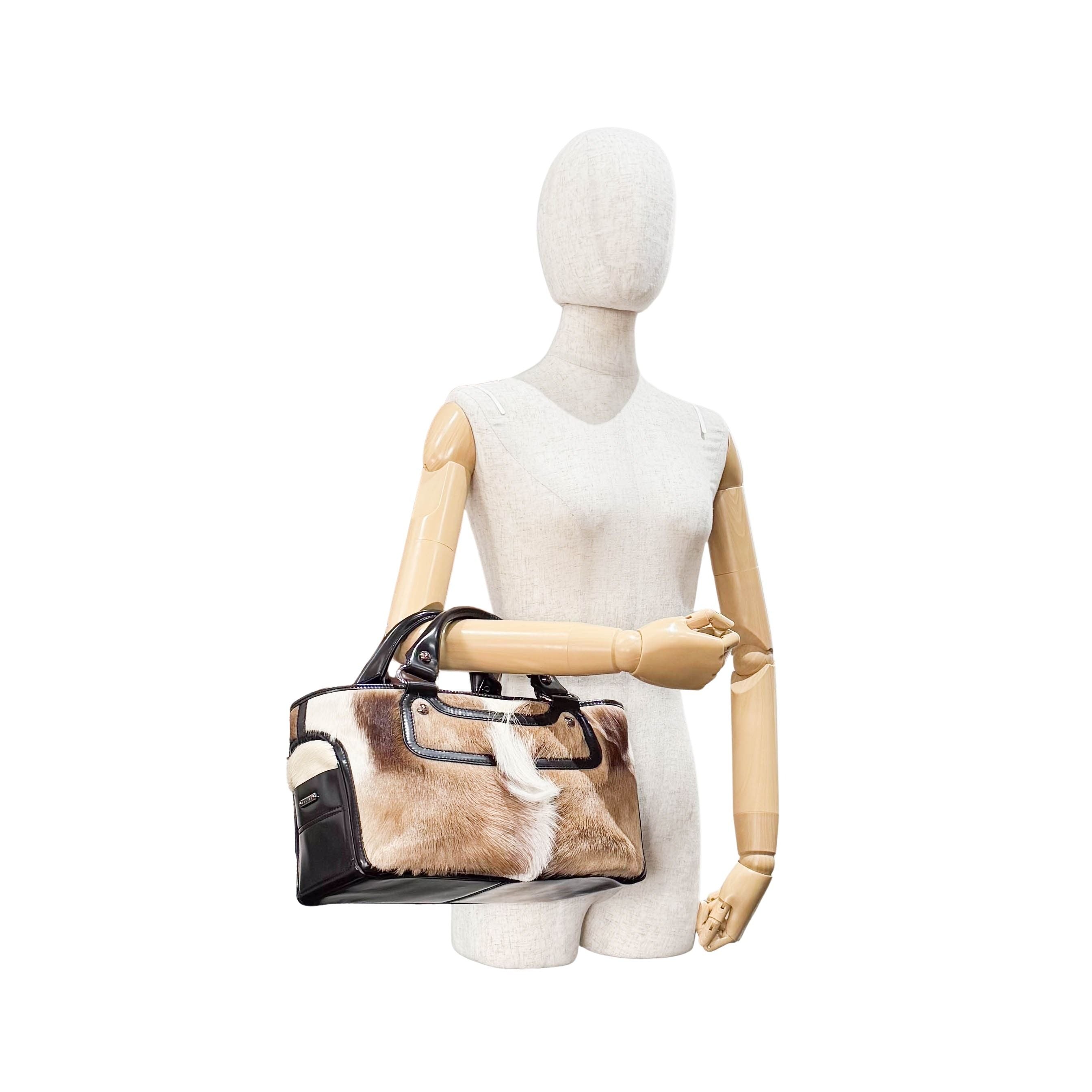 Brown Pony Hair Handbag