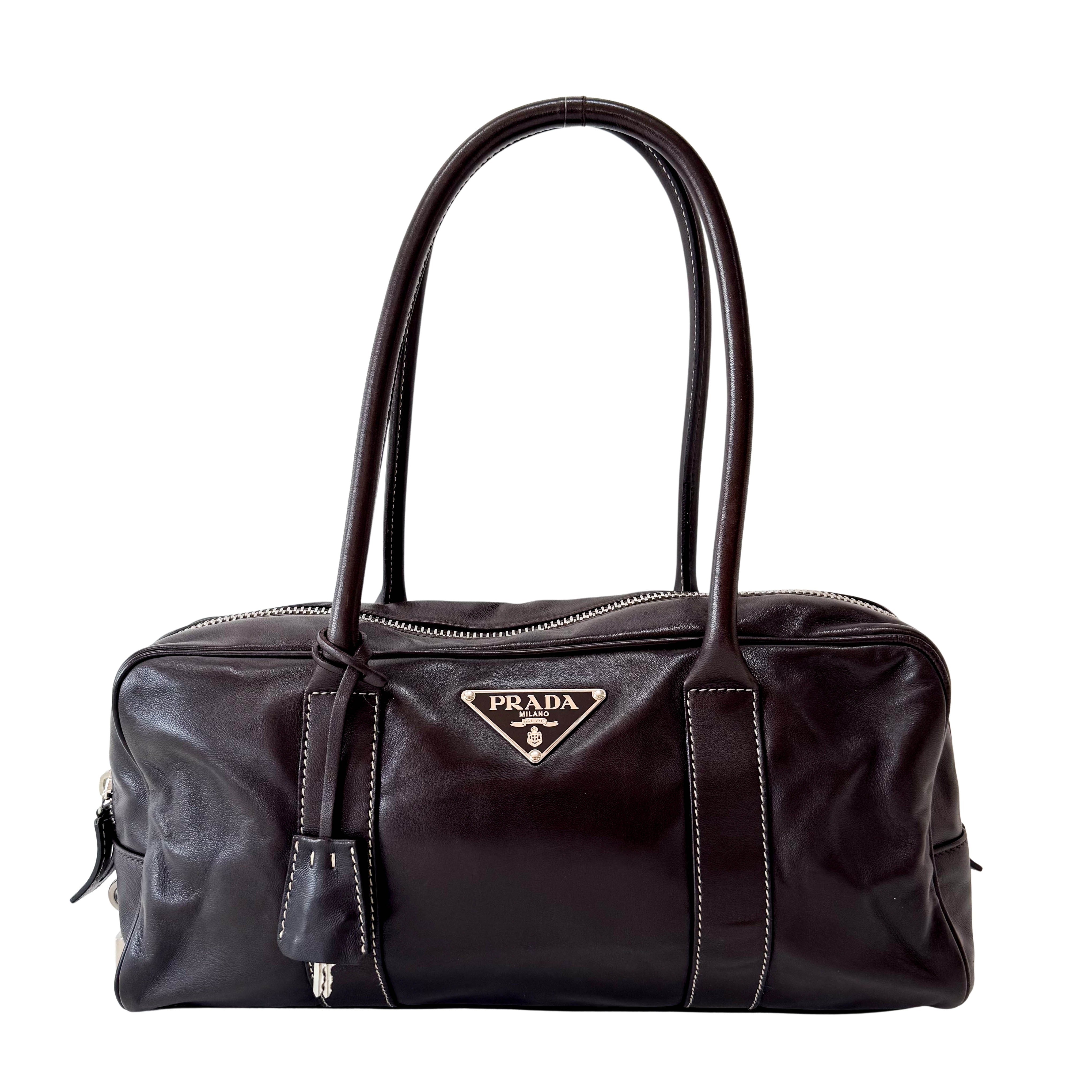 Brown Leather Shoulder Bag