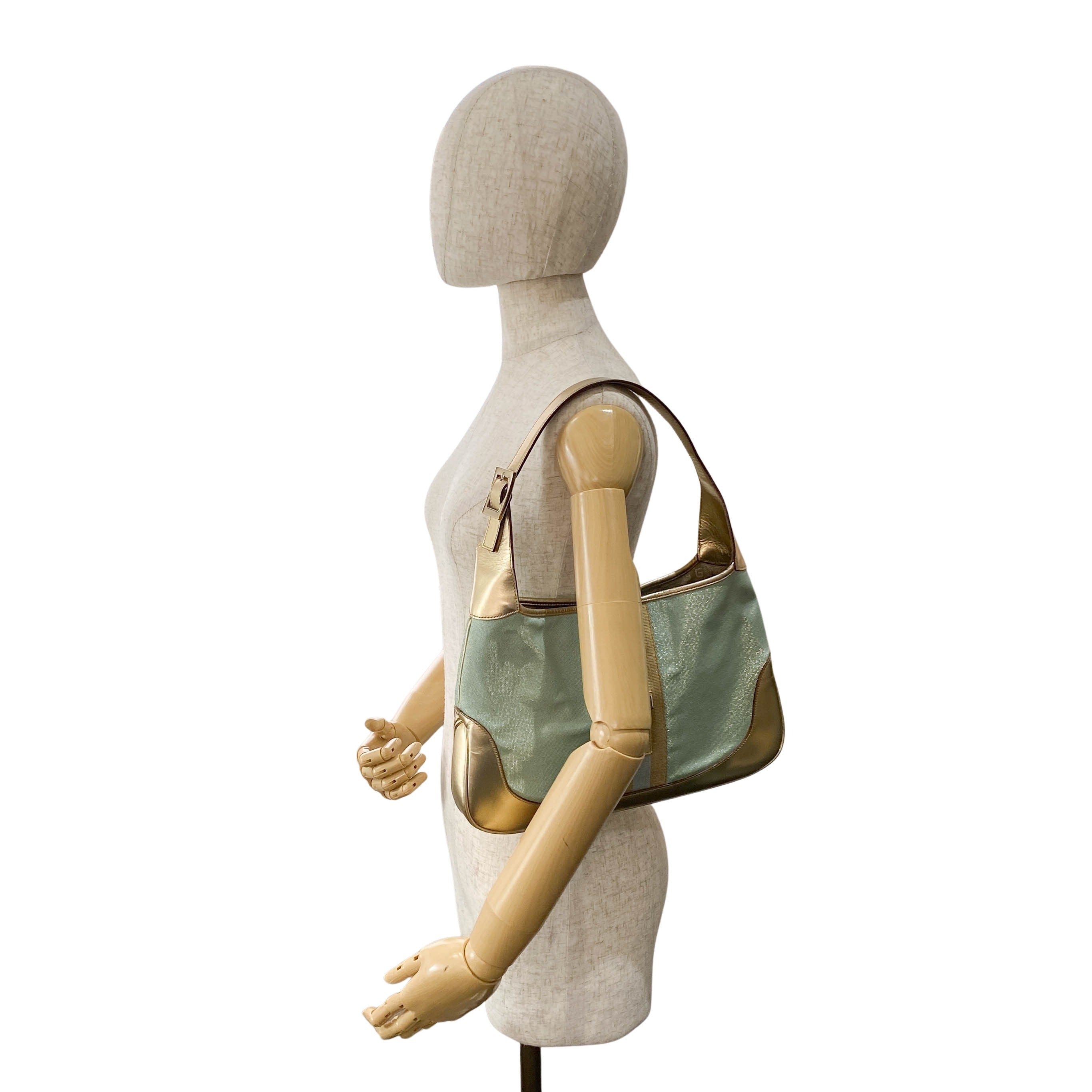 Jackie Vintage Metallic Shoulder Bag