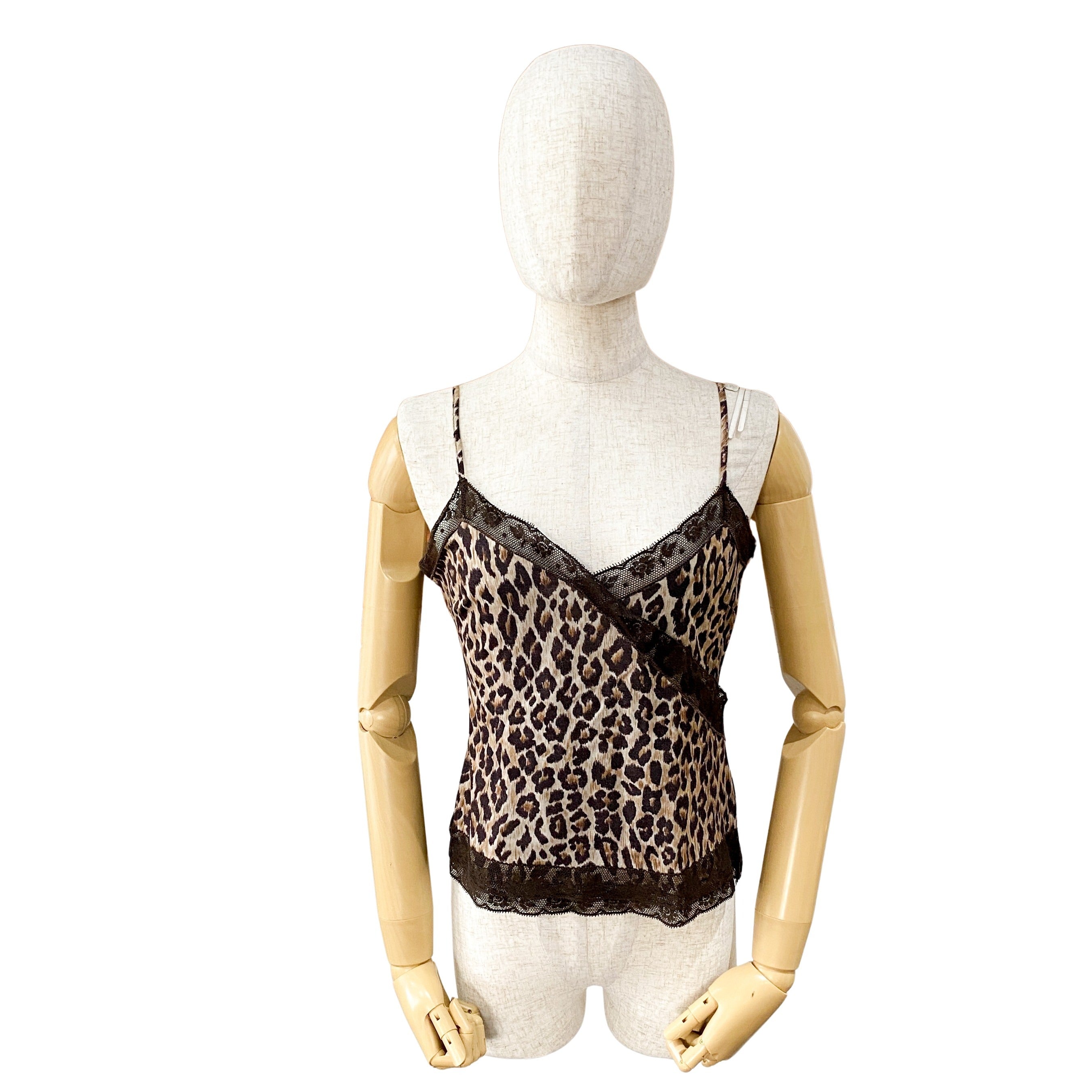 Leopard Print Lace Camisole
