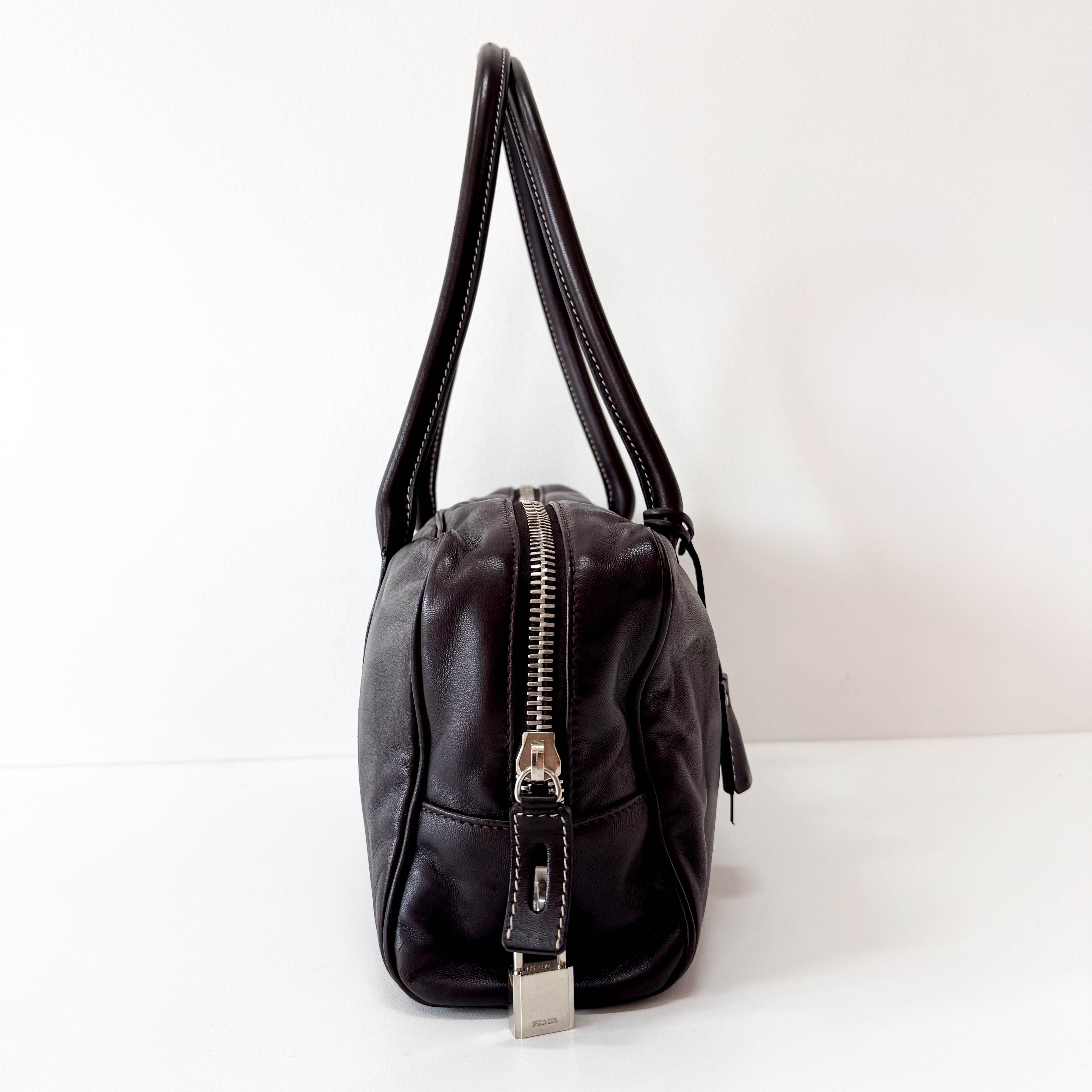 Brown Leather Shoulder Bag