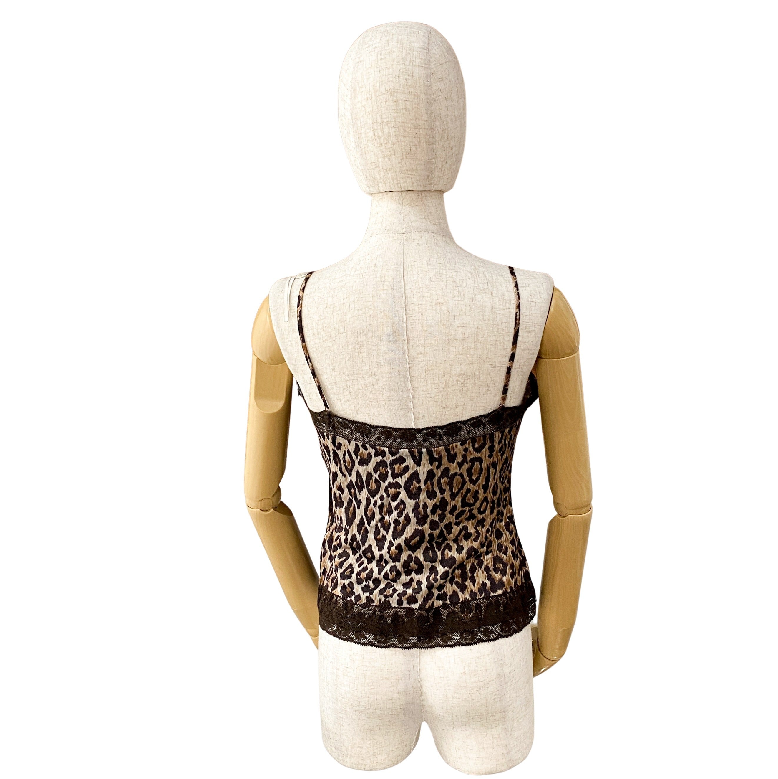 Leopard Print Lace Camisole