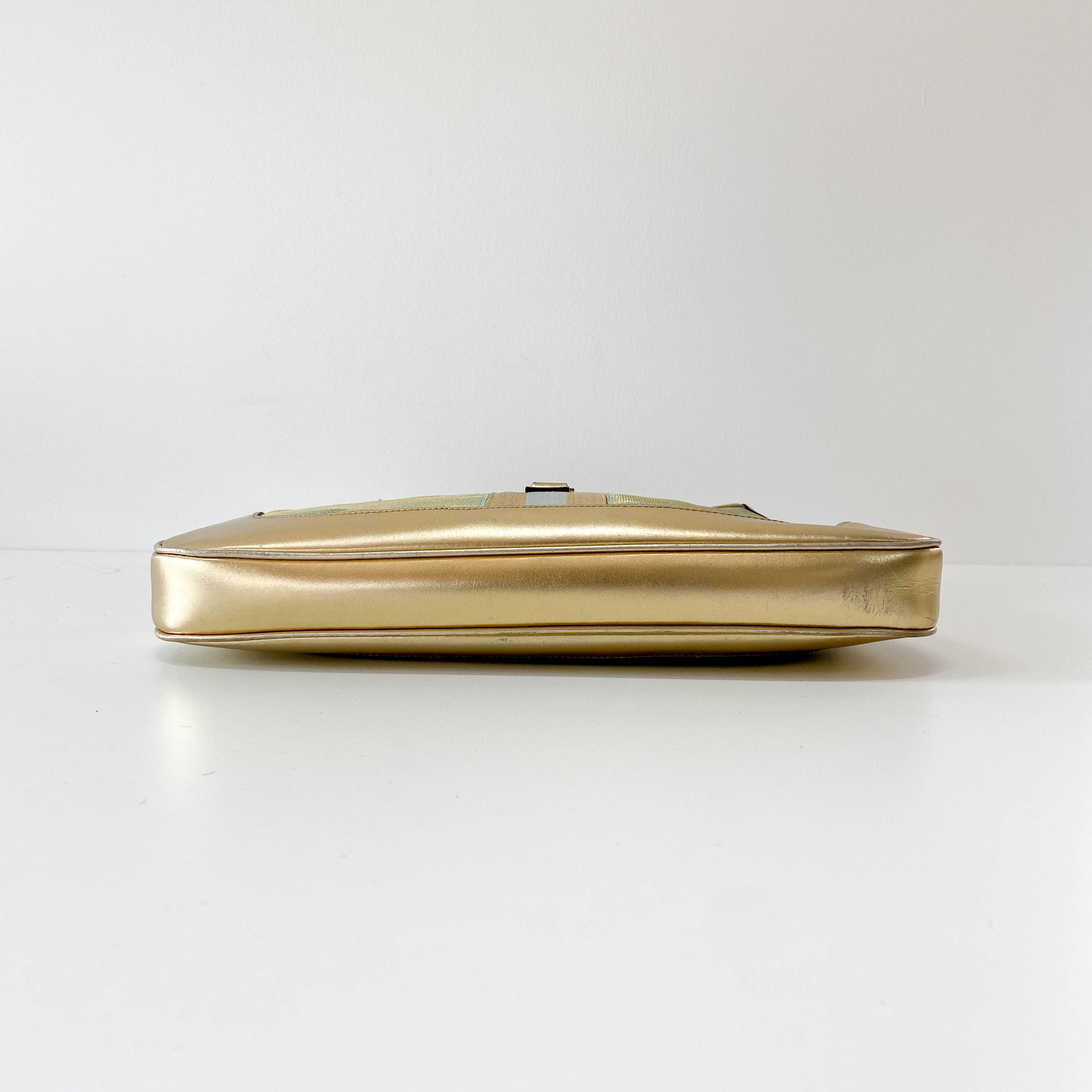 Jackie Vintage Metallic Shoulder Bag