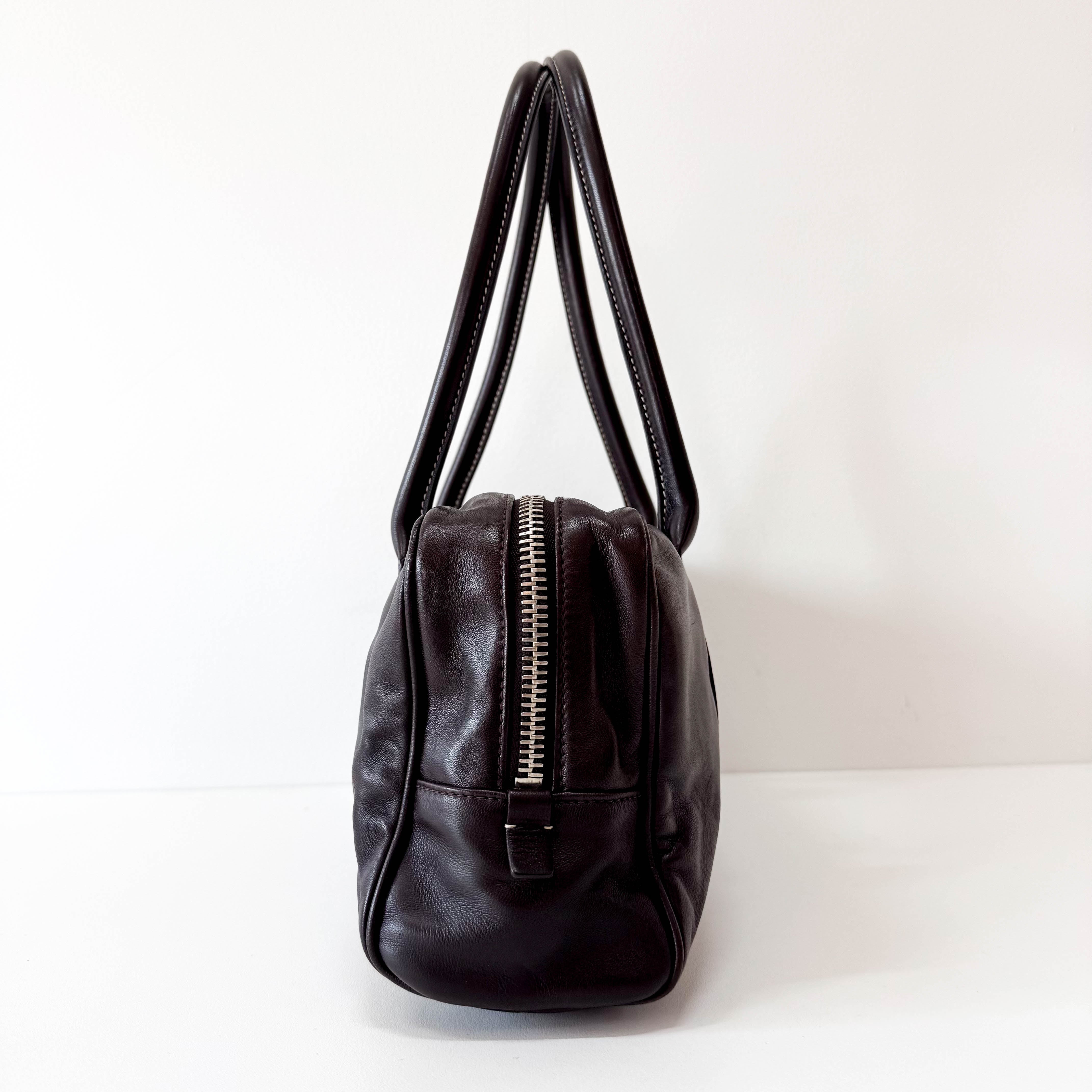 Brown Leather Shoulder Bag