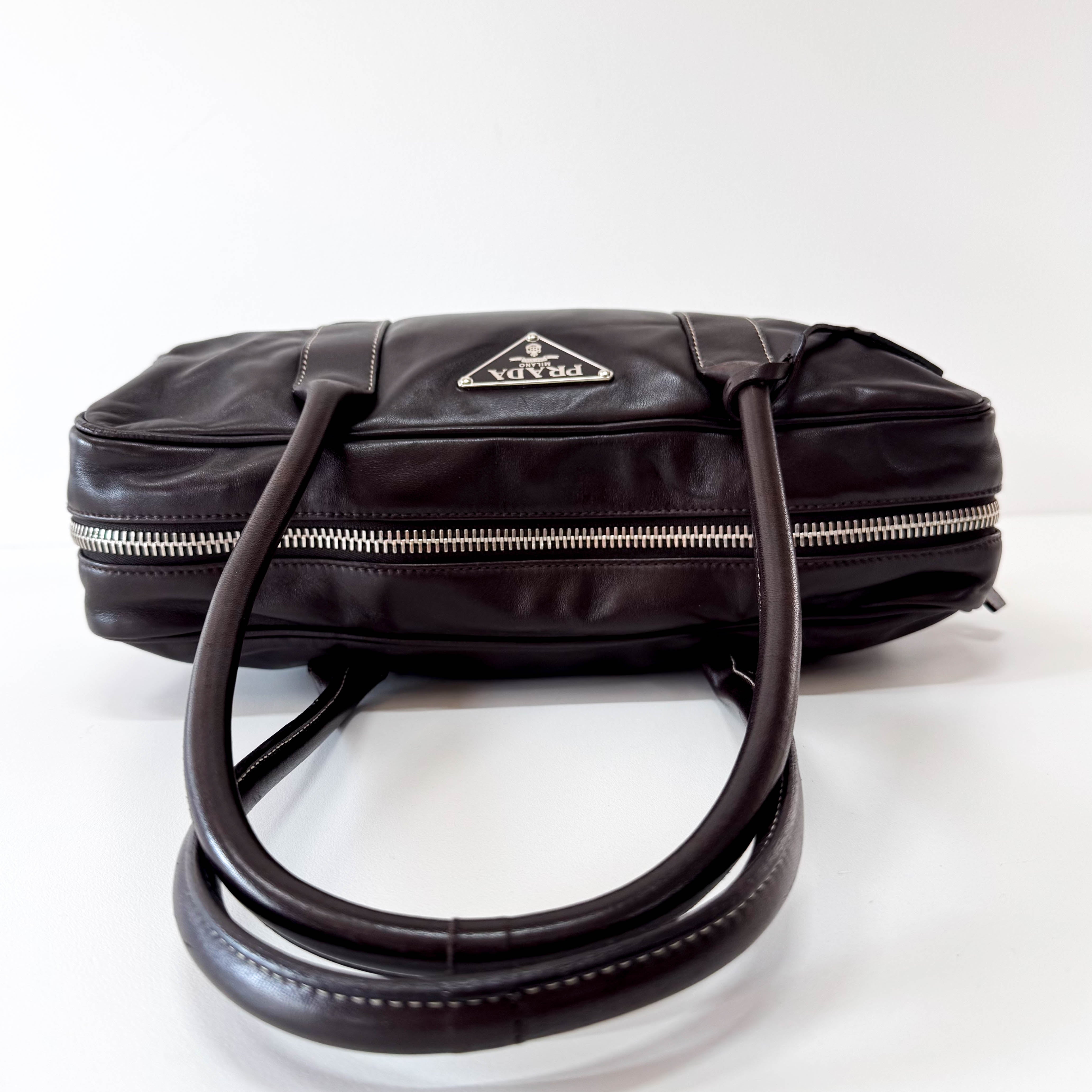 Brown Leather Shoulder Bag