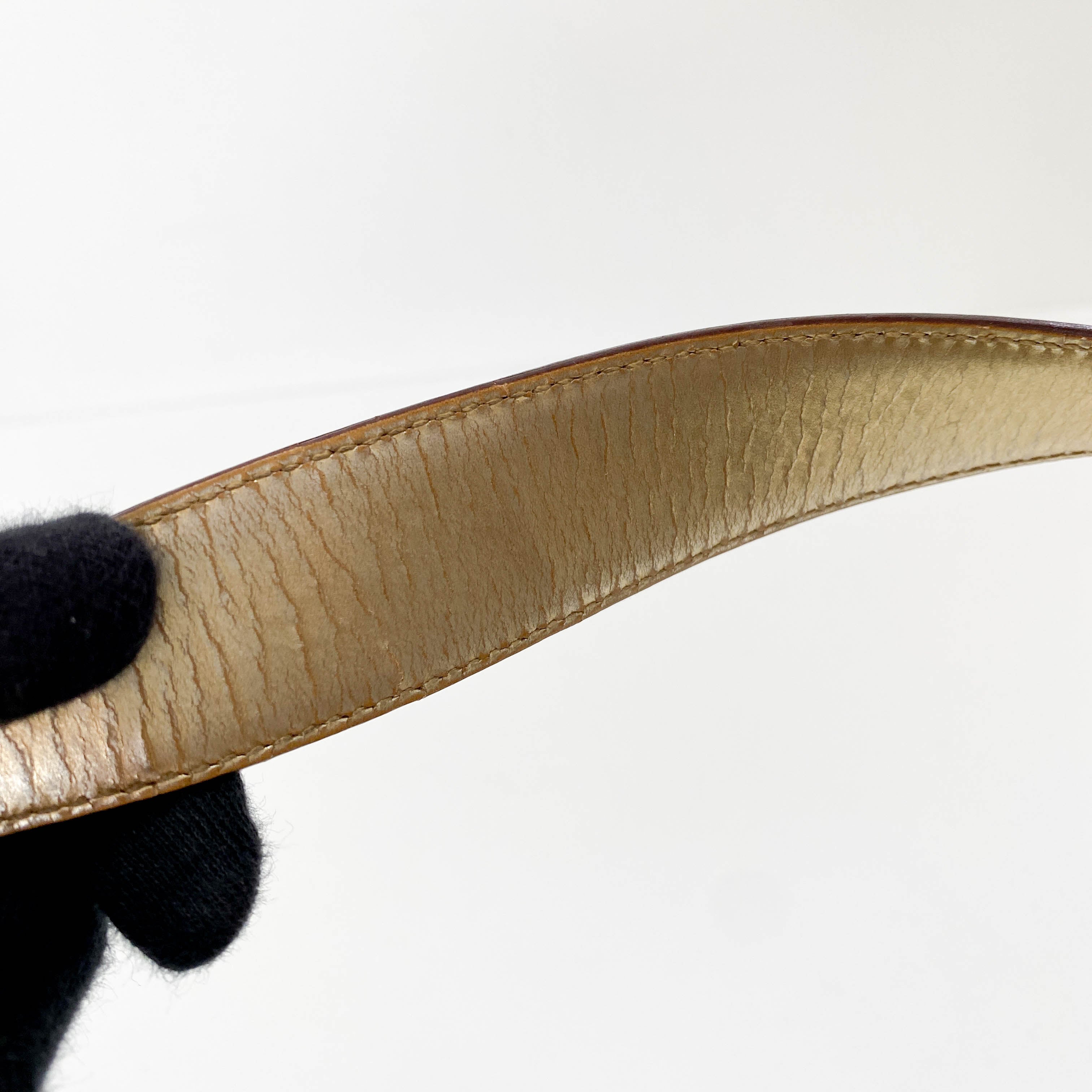 Jackie Vintage Metallic Shoulder Bag