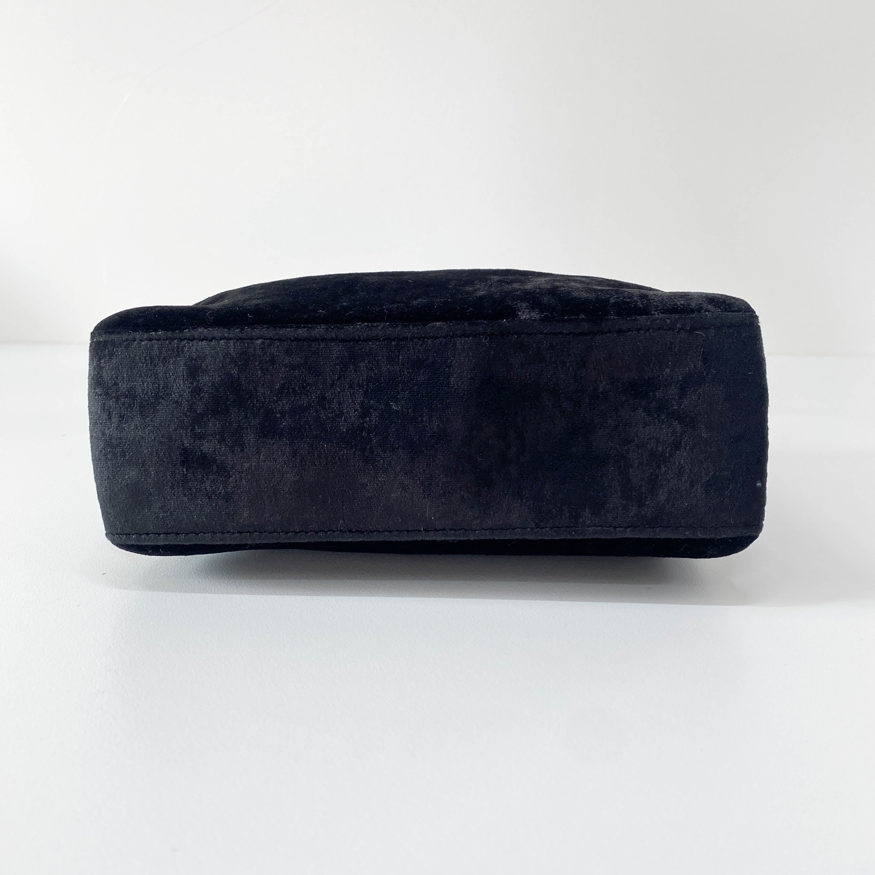 Black Velvet Handbag