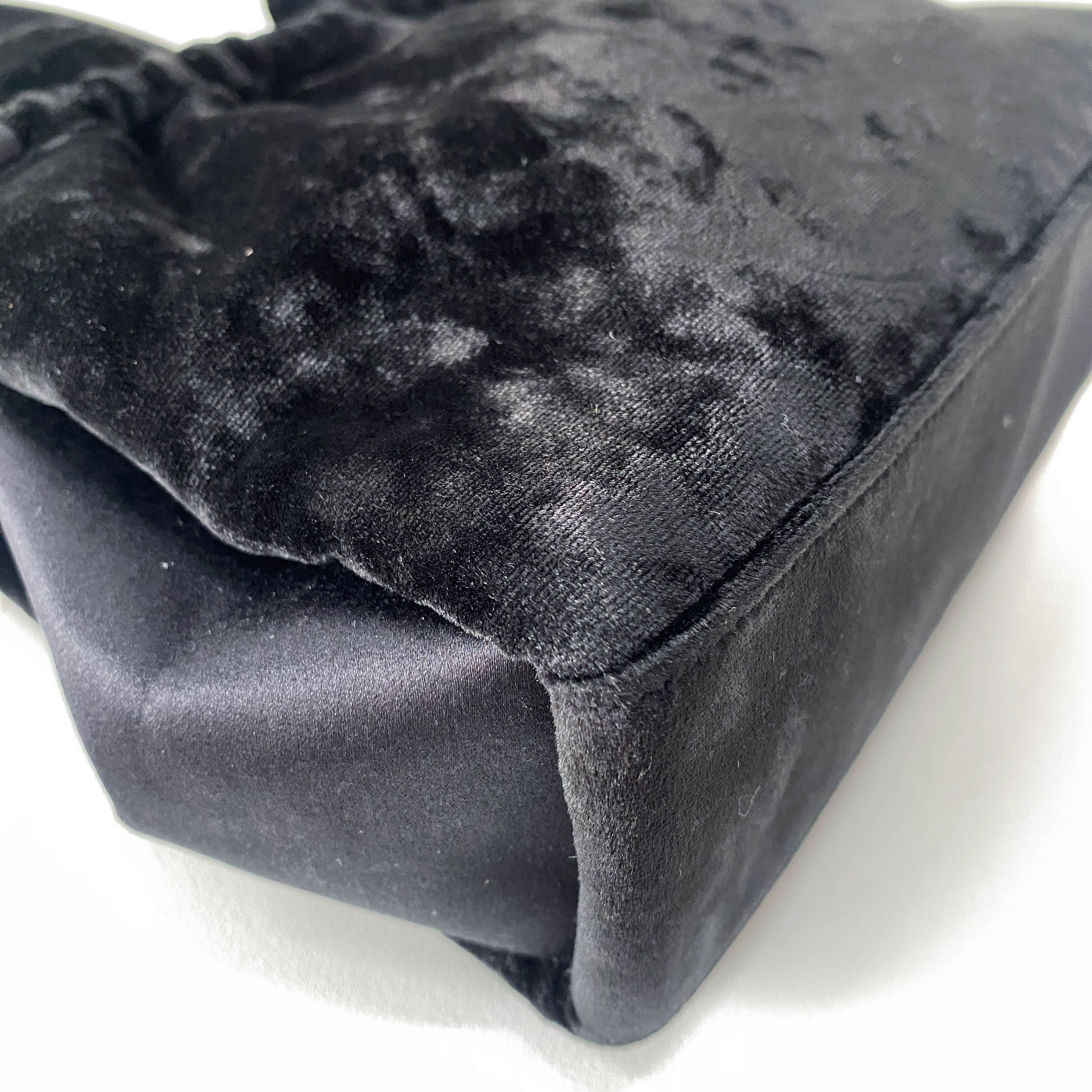 Black Velvet Handbag
