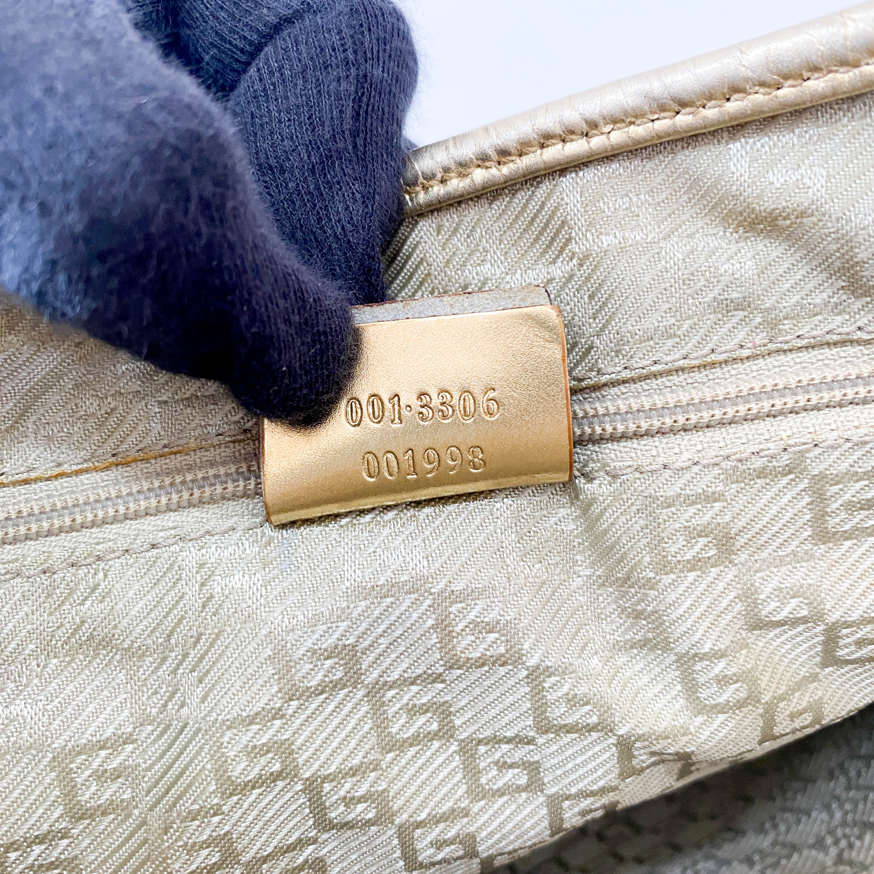 Jackie Vintage Metallic Shoulder Bag