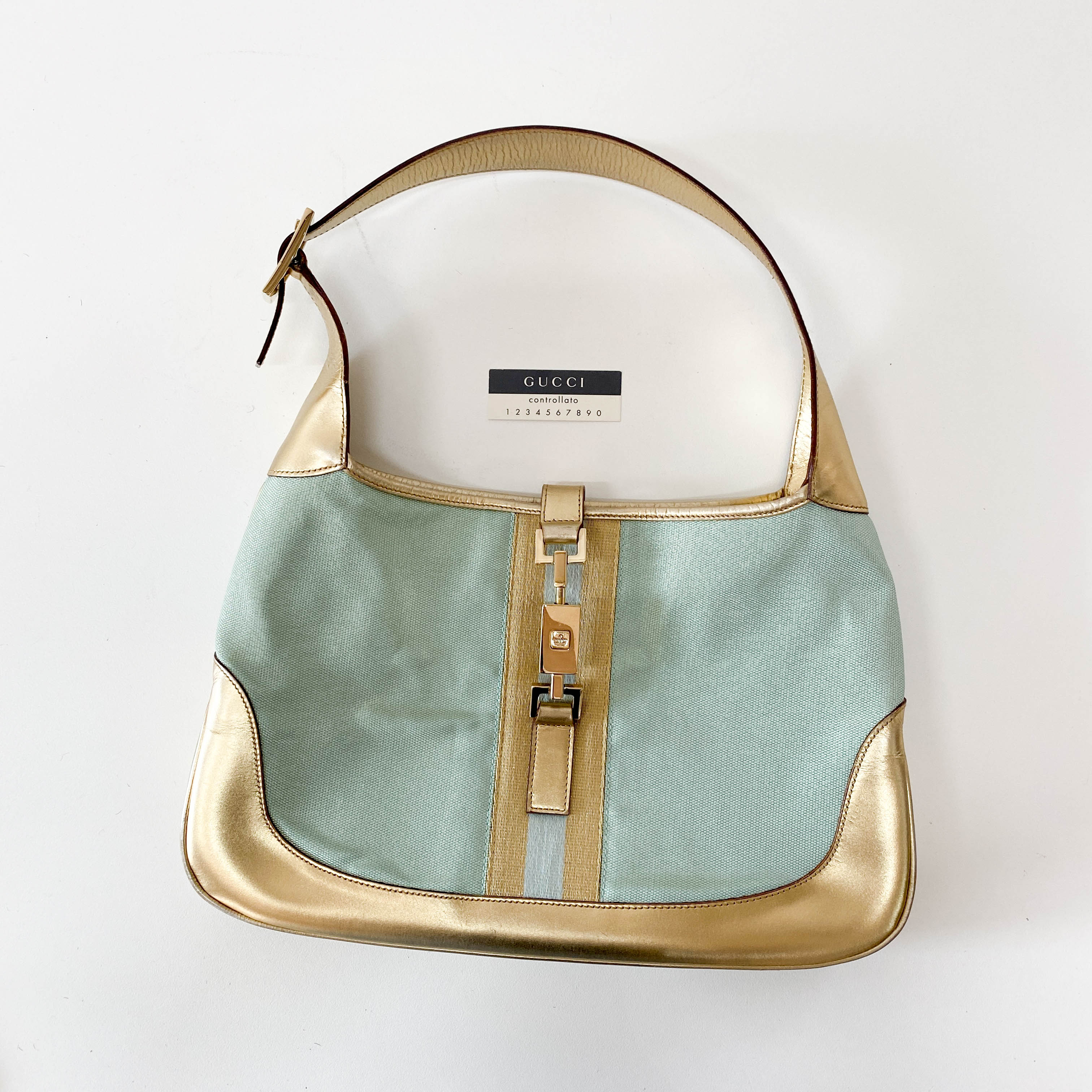 Jackie Vintage Metallic Shoulder Bag