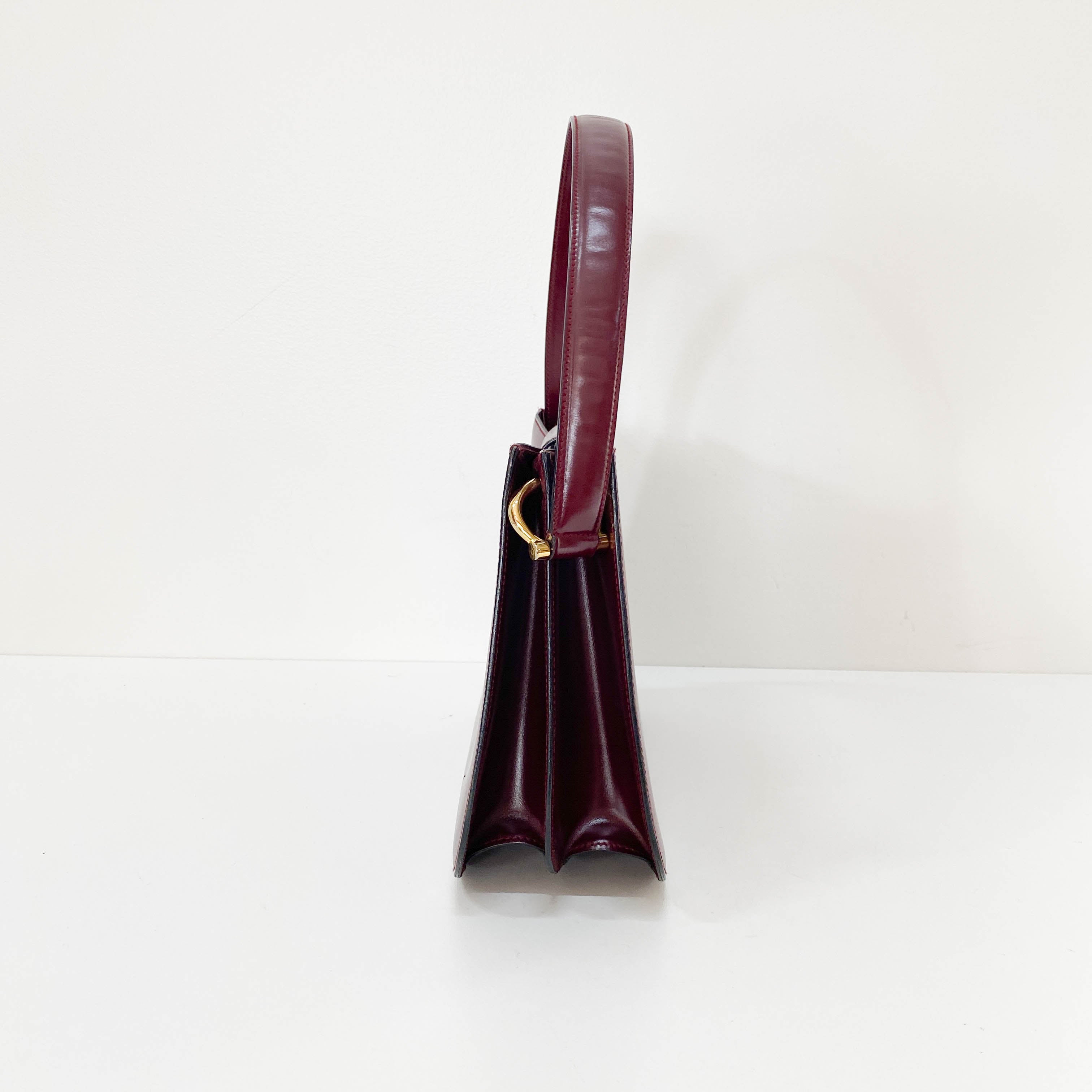 Red Leather Shoulder Bag