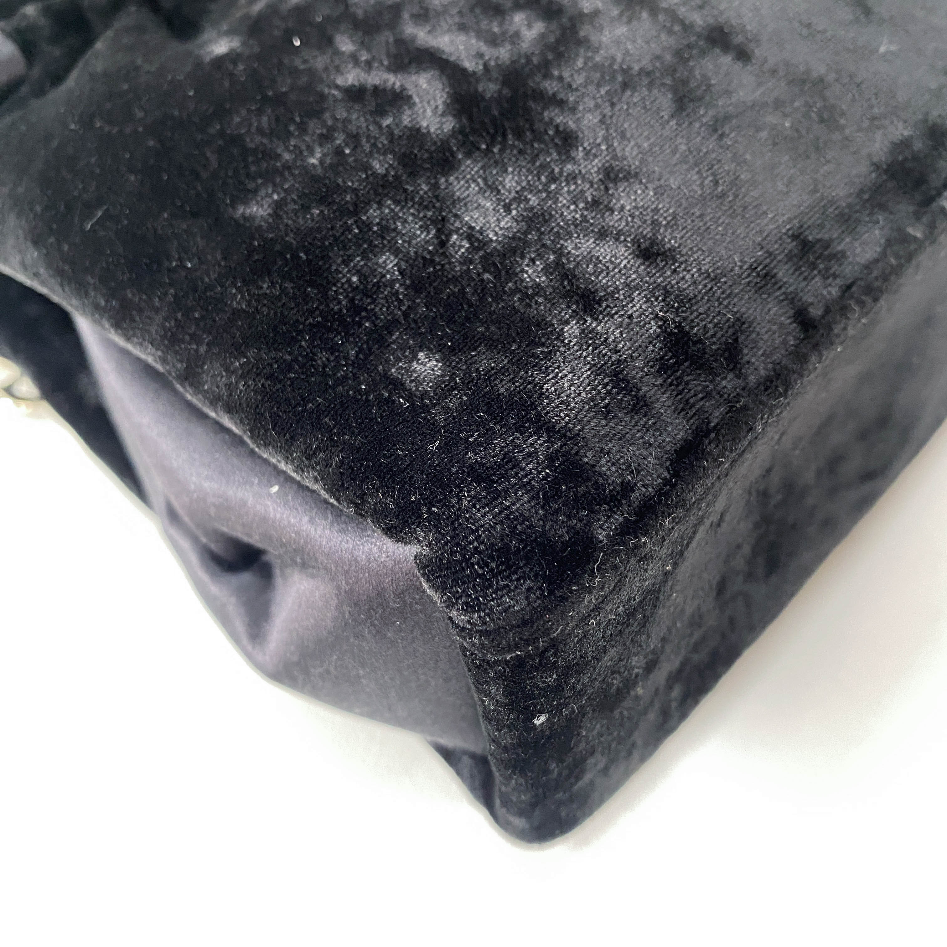 Black Velvet Handbag