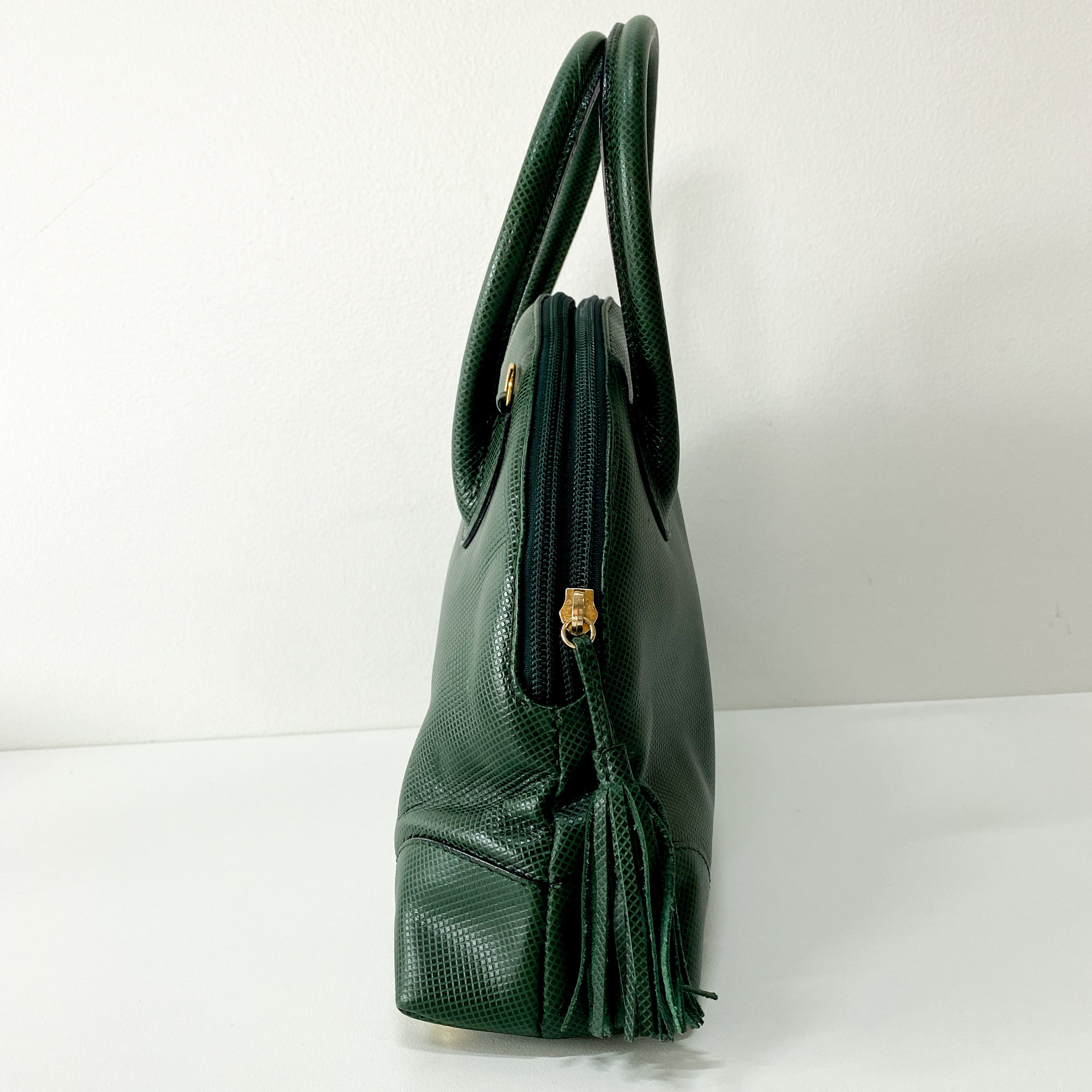 Green Leather Handbag
