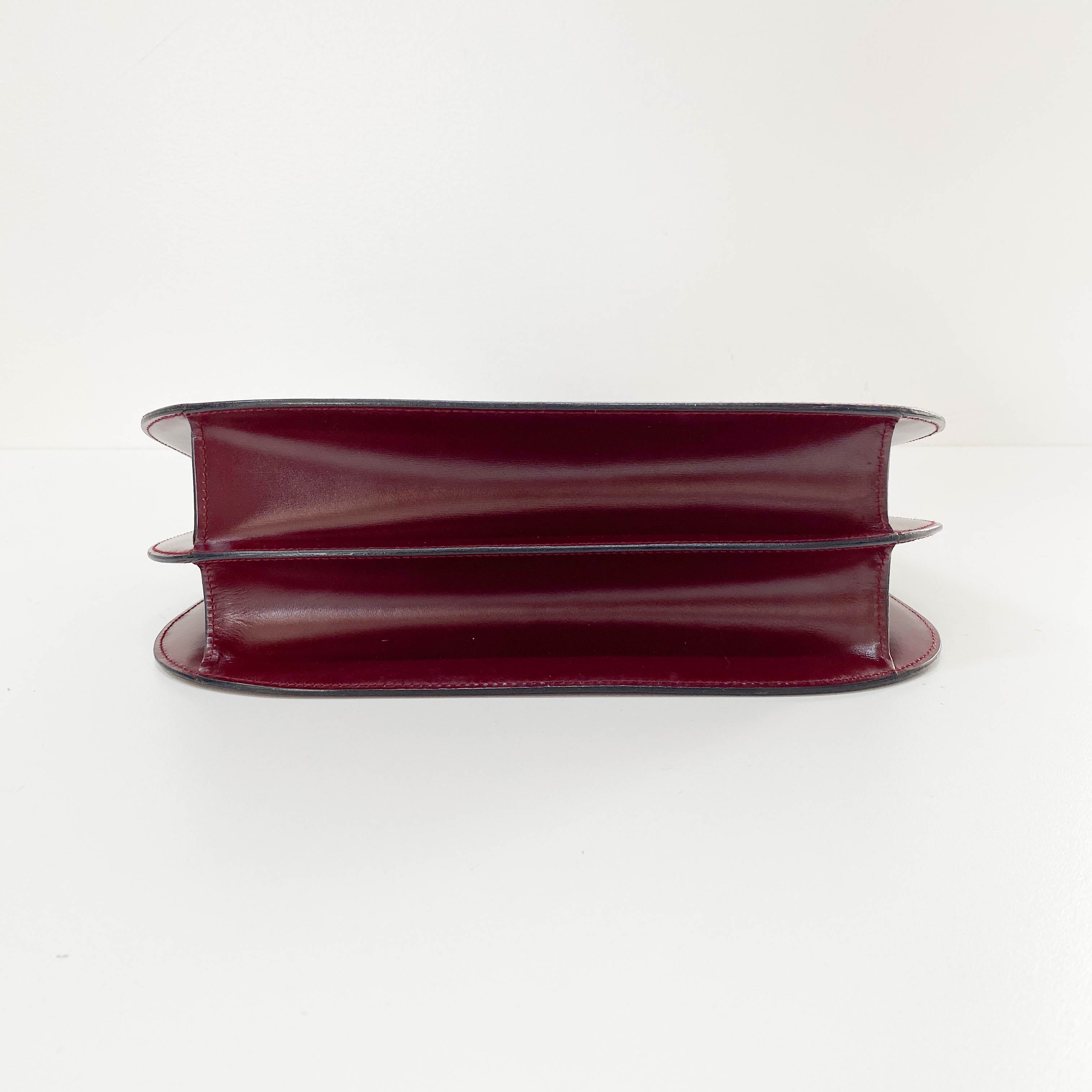 Red Leather Shoulder Bag