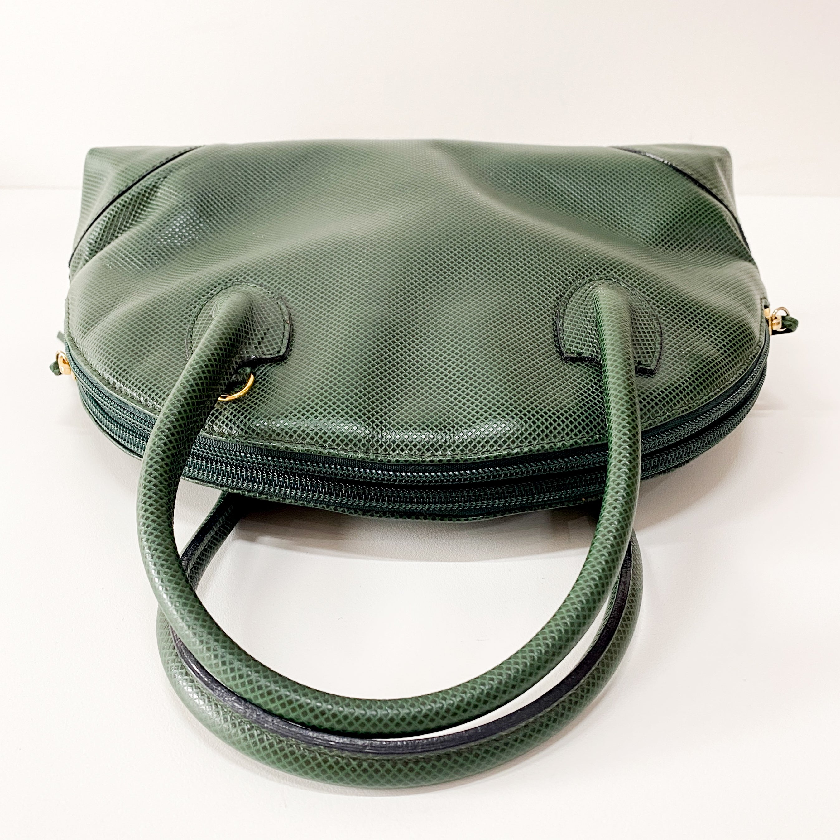 Green Leather Handbag