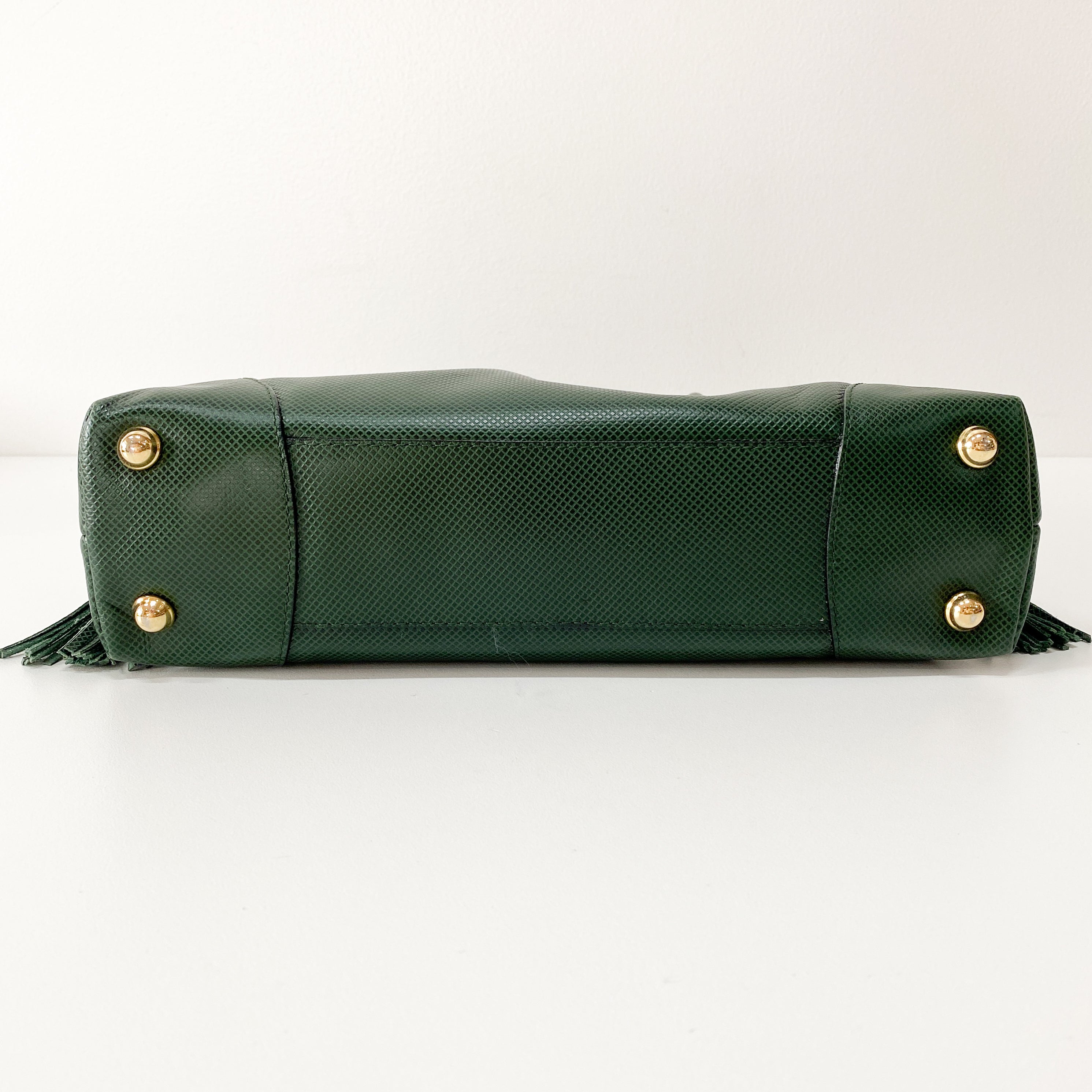 Green Leather Handbag