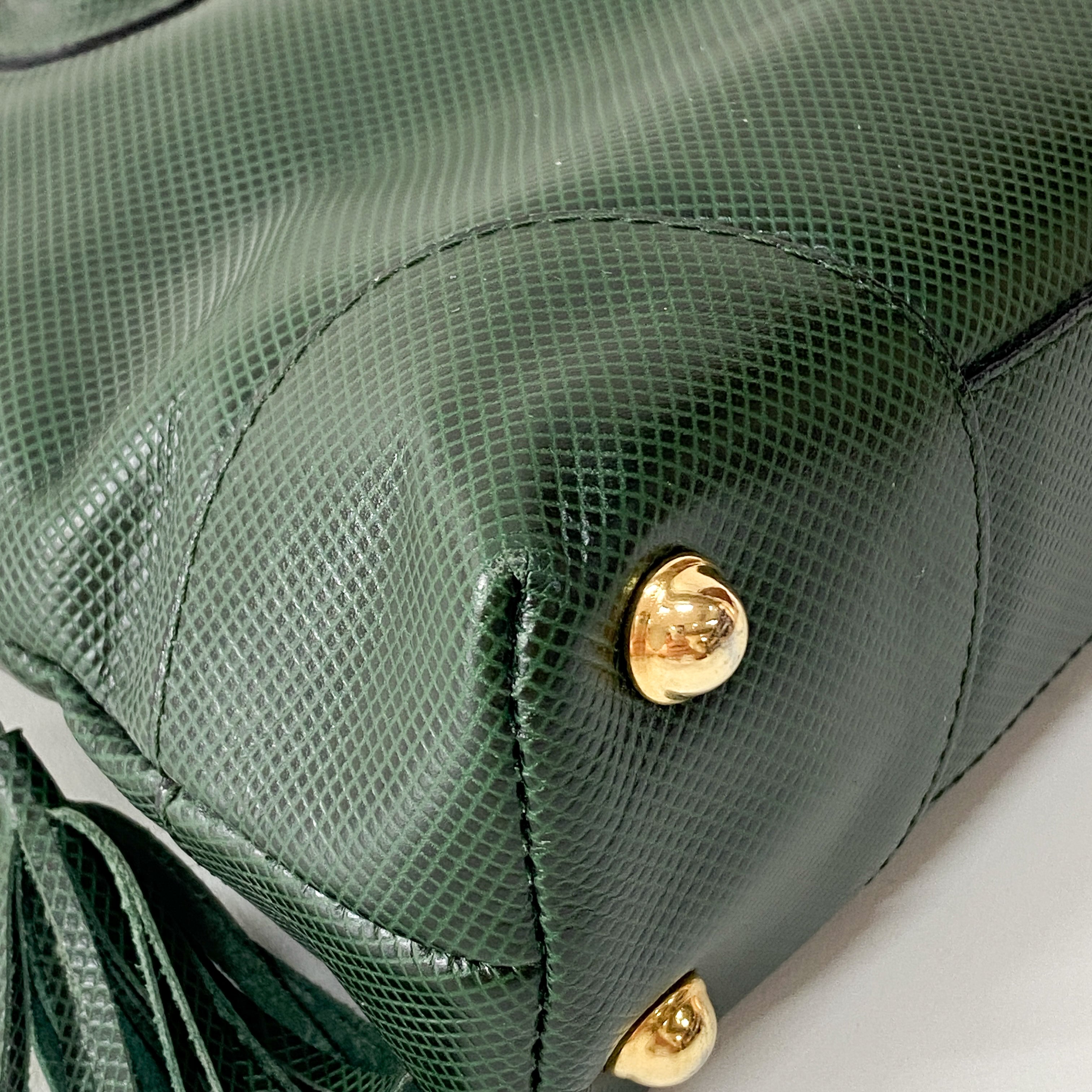 Green Leather Handbag