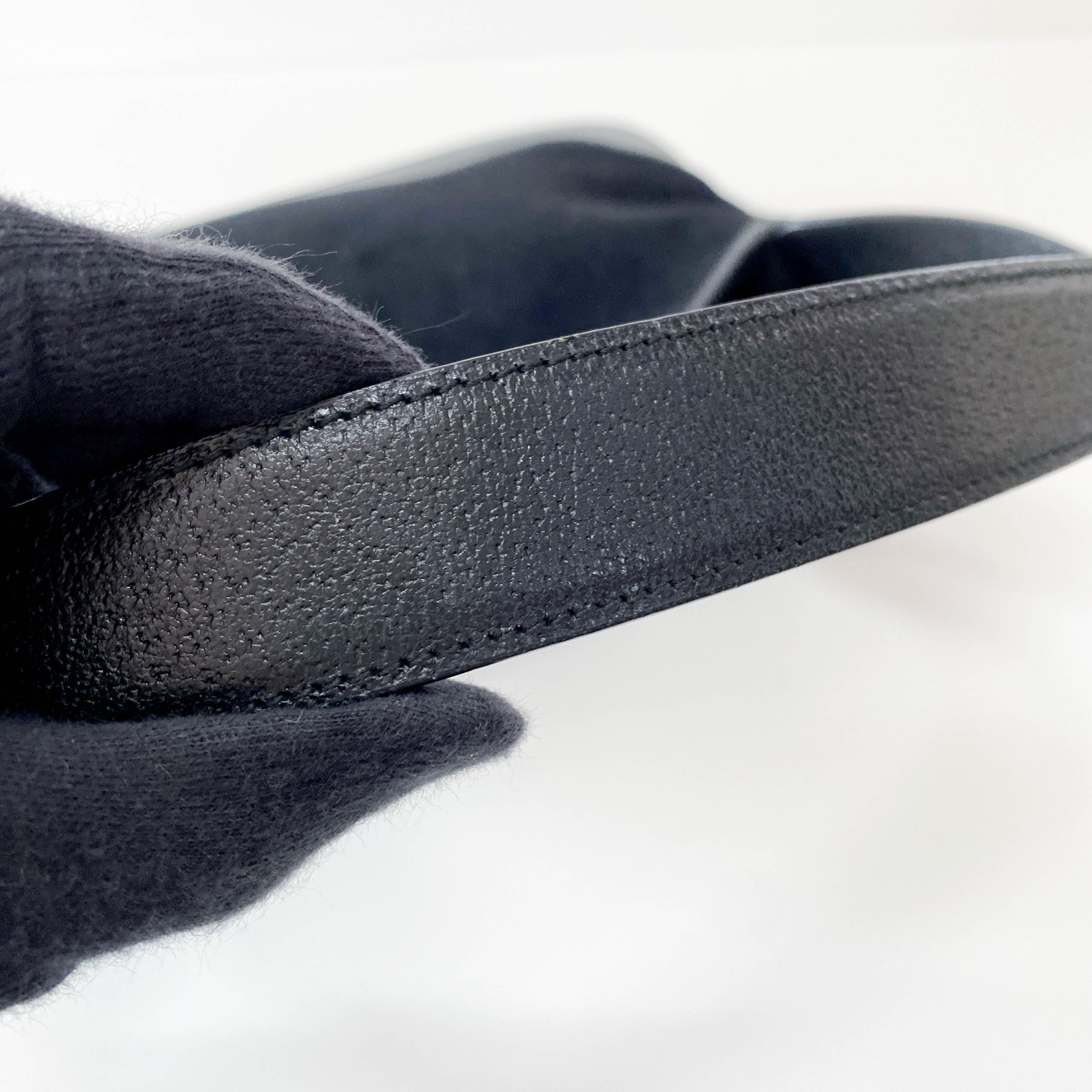 Jackie Wool Black Shoulder Bag