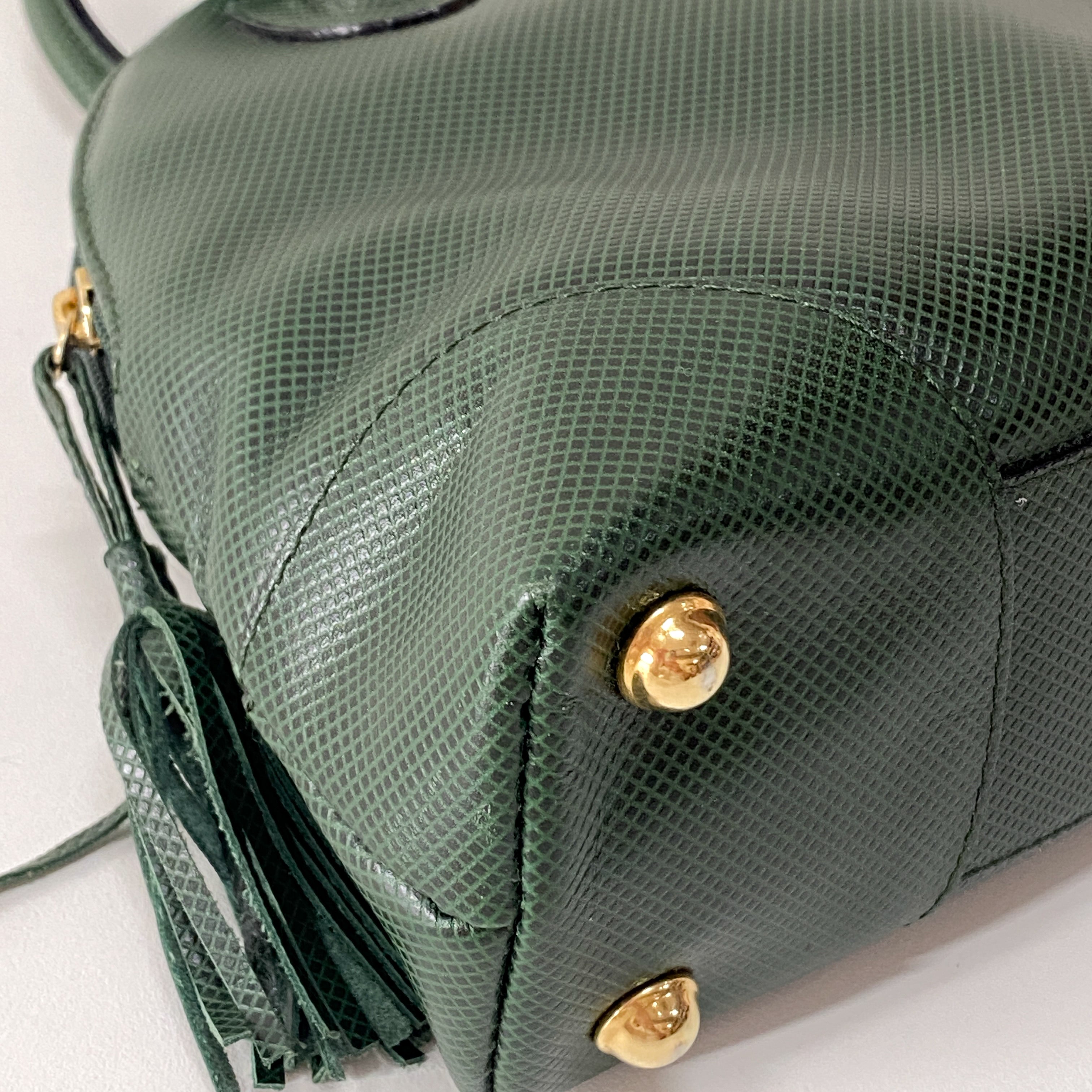Green Leather Handbag