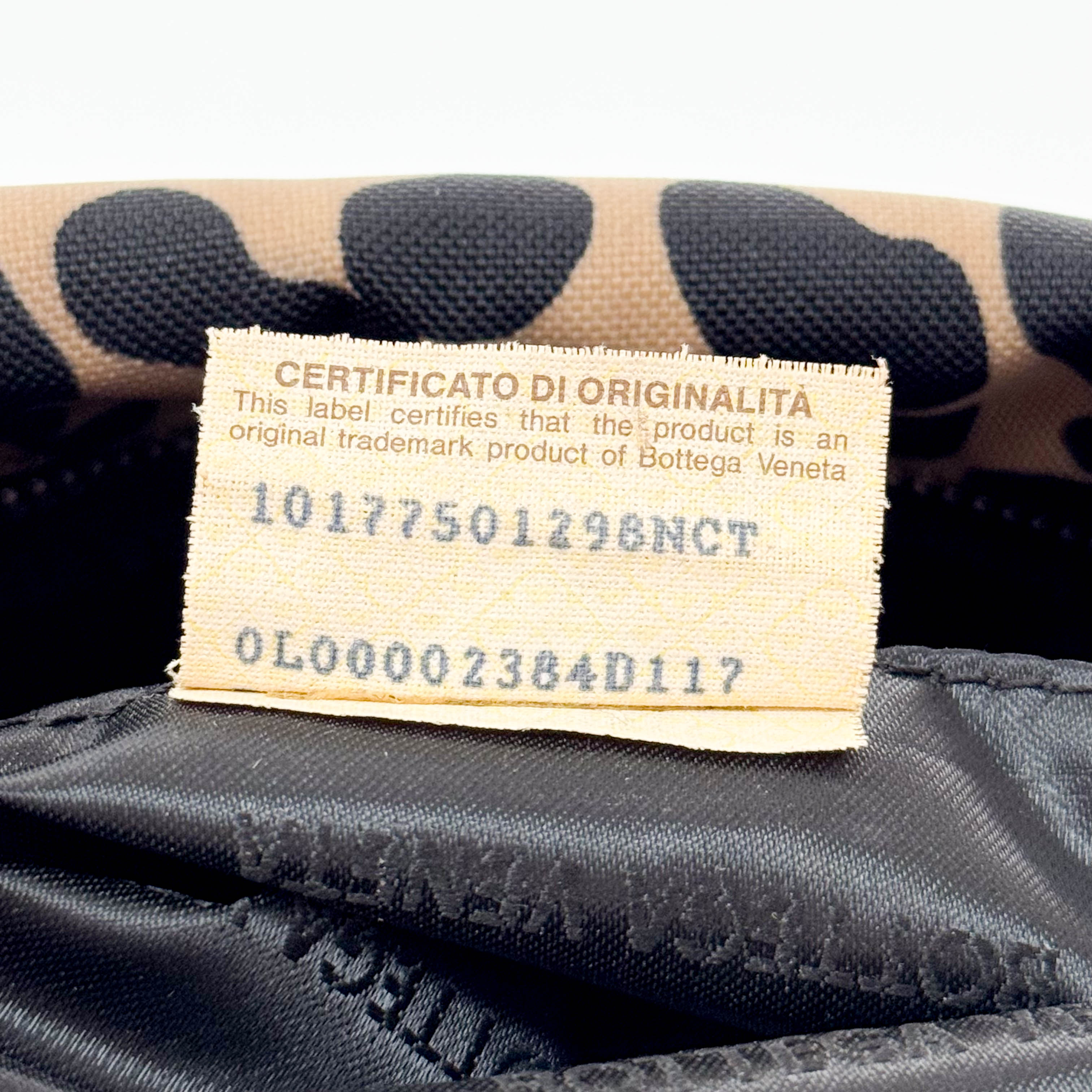 Beige Leopard Print Coated Canvas Shoulder Bag