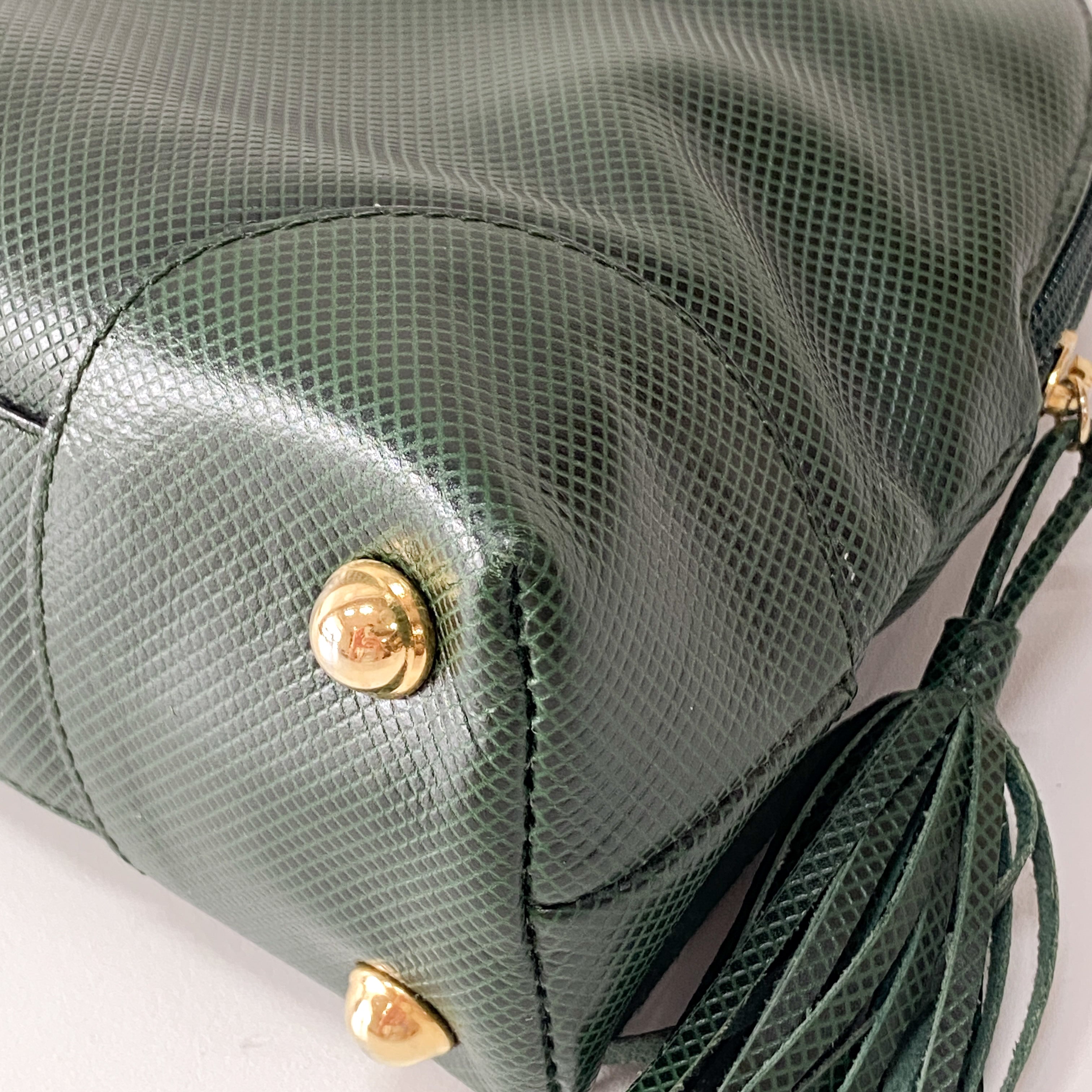 Green Leather Handbag