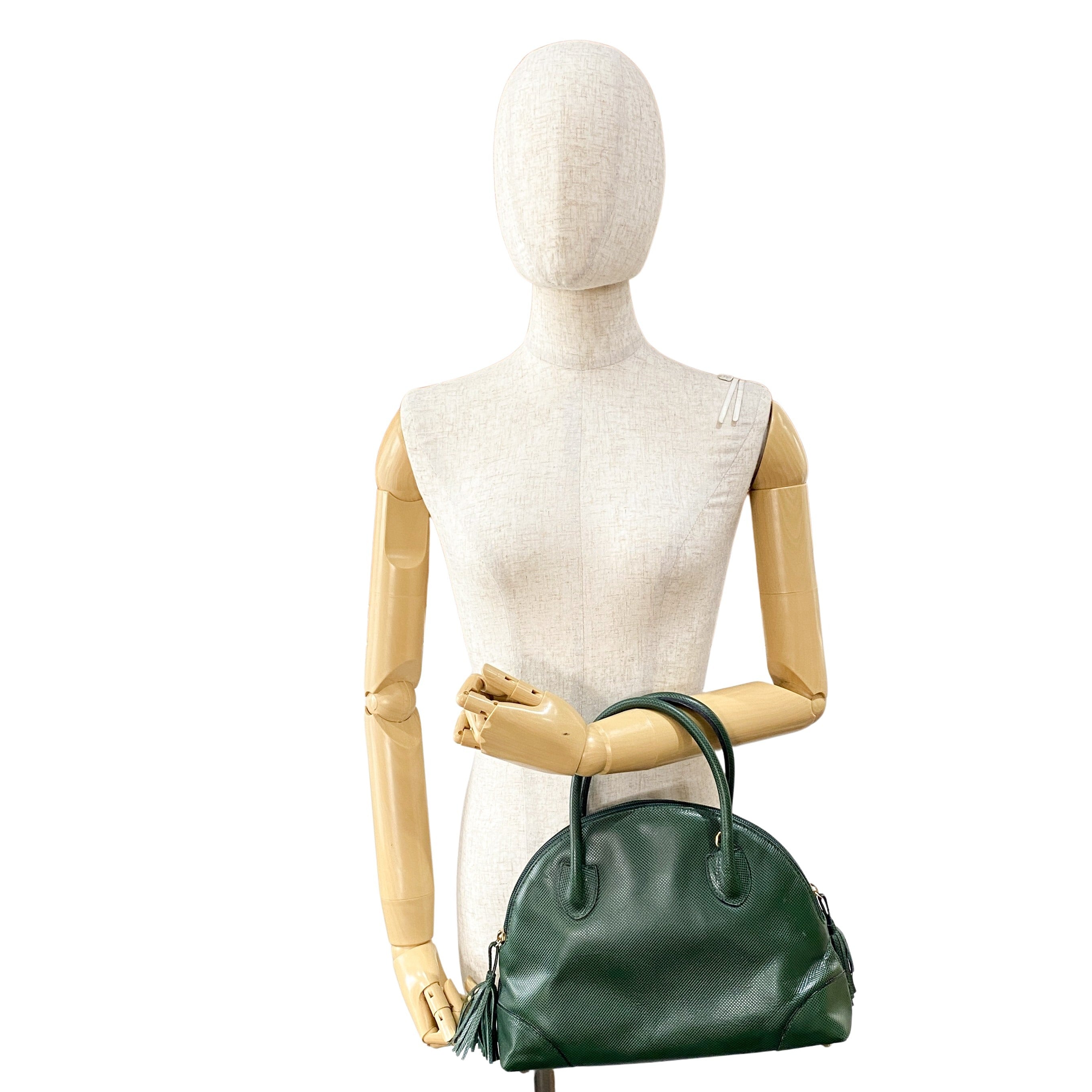 Green Leather Handbag
