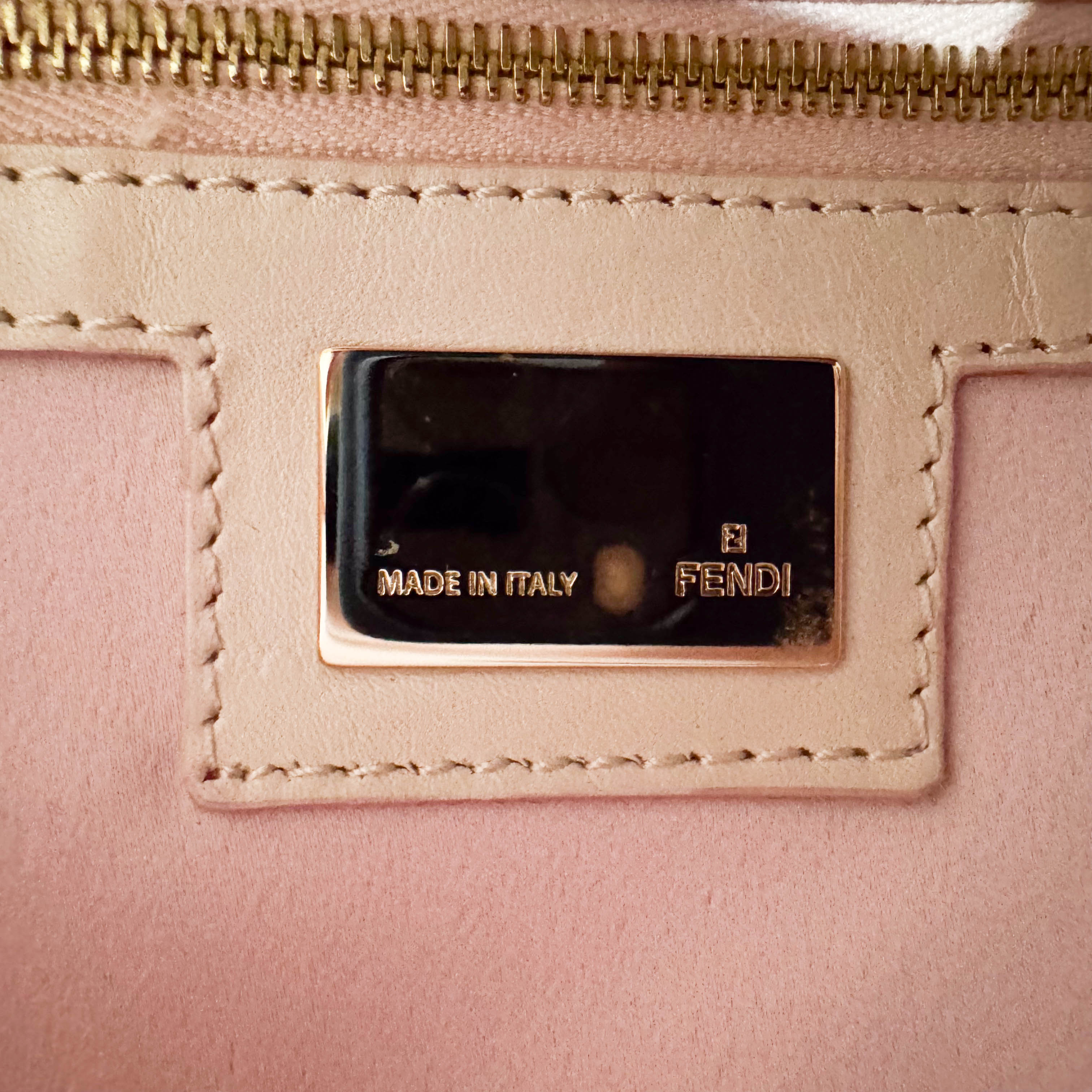 Baguette Silk Light Pink Rhinestone Hardware