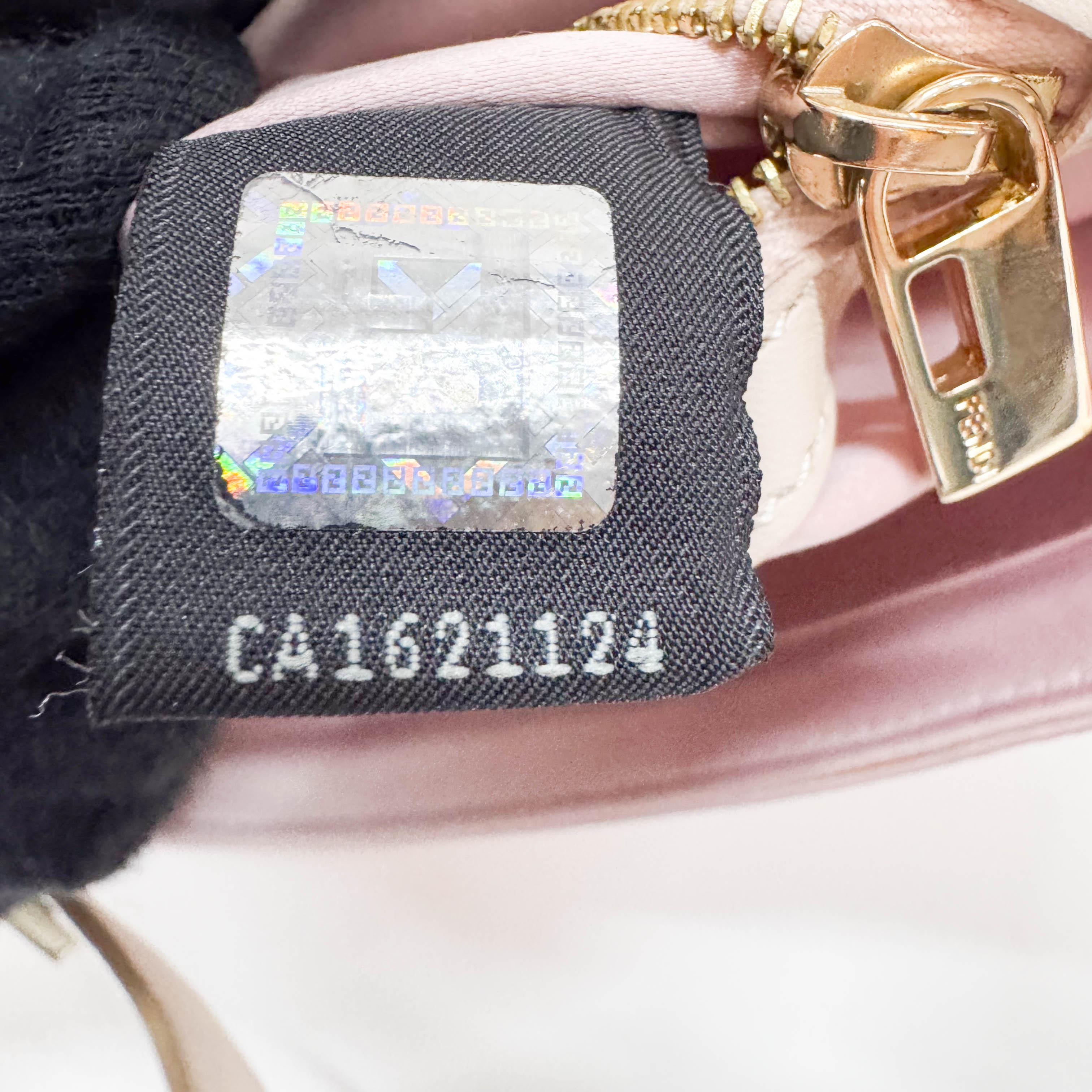 Baguette Silk Light Pink Rhinestone Hardware