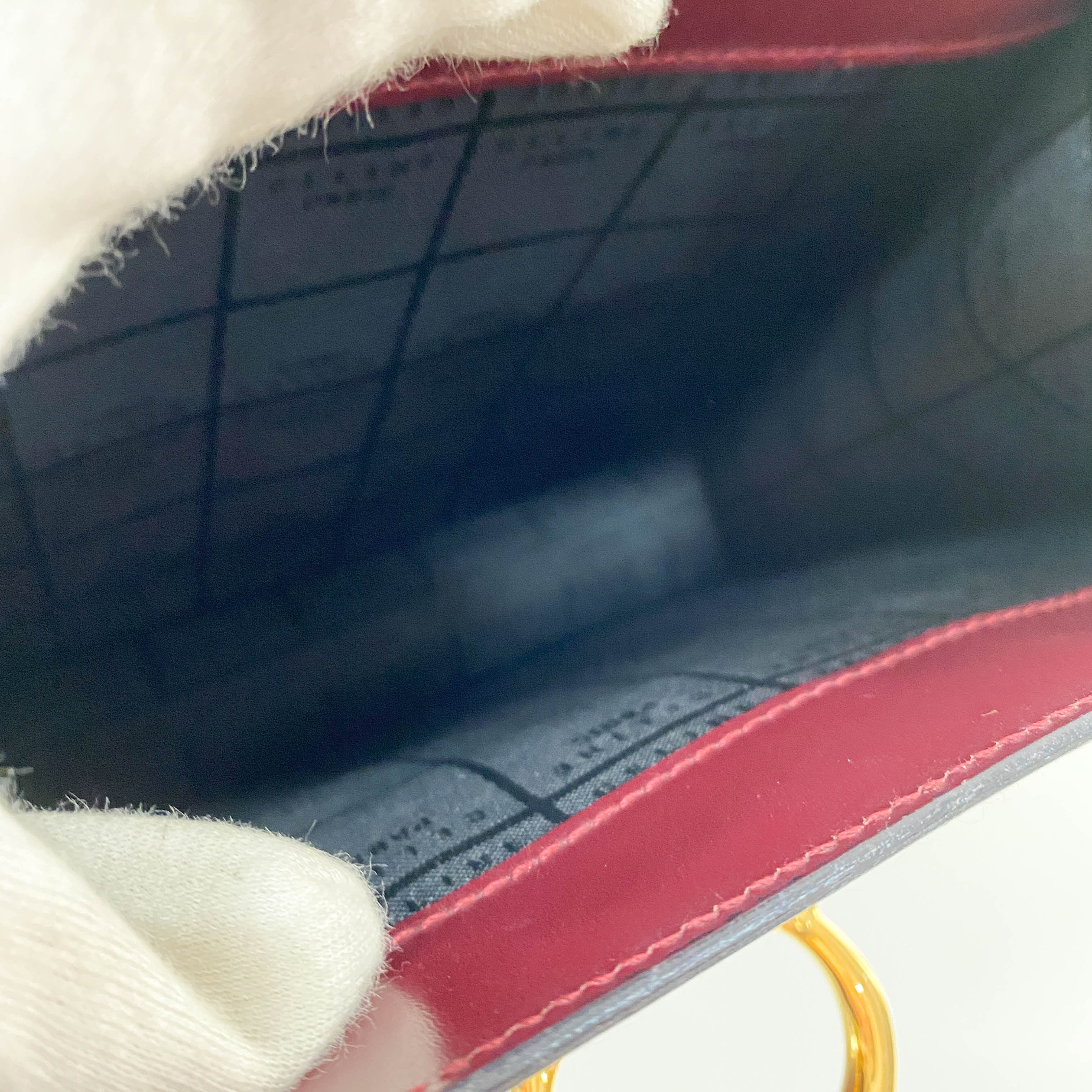 Red Leather Shoulder Bag