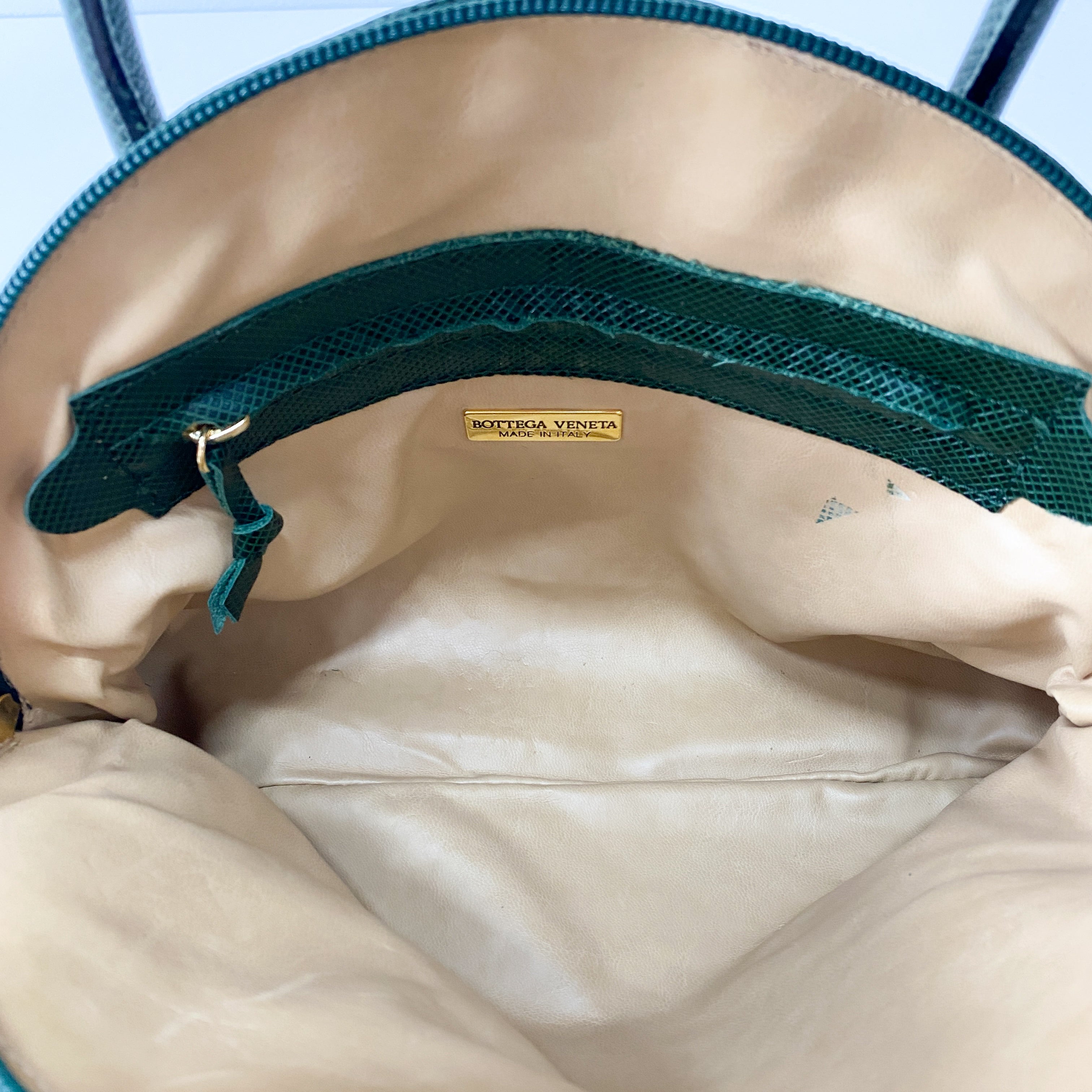 Green Leather Handbag