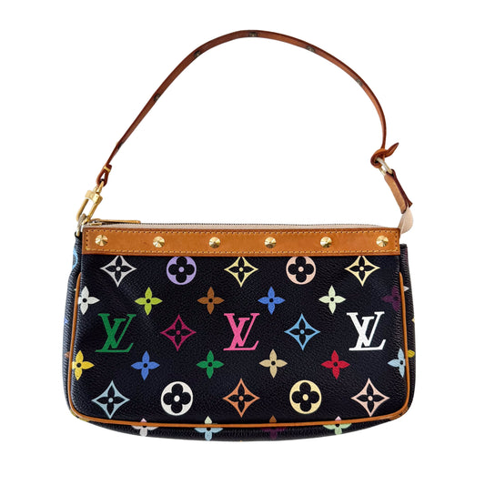 Louis Vuitton x Takashi Murakami Pochette Accessoire Multicolor Monogram Handbag