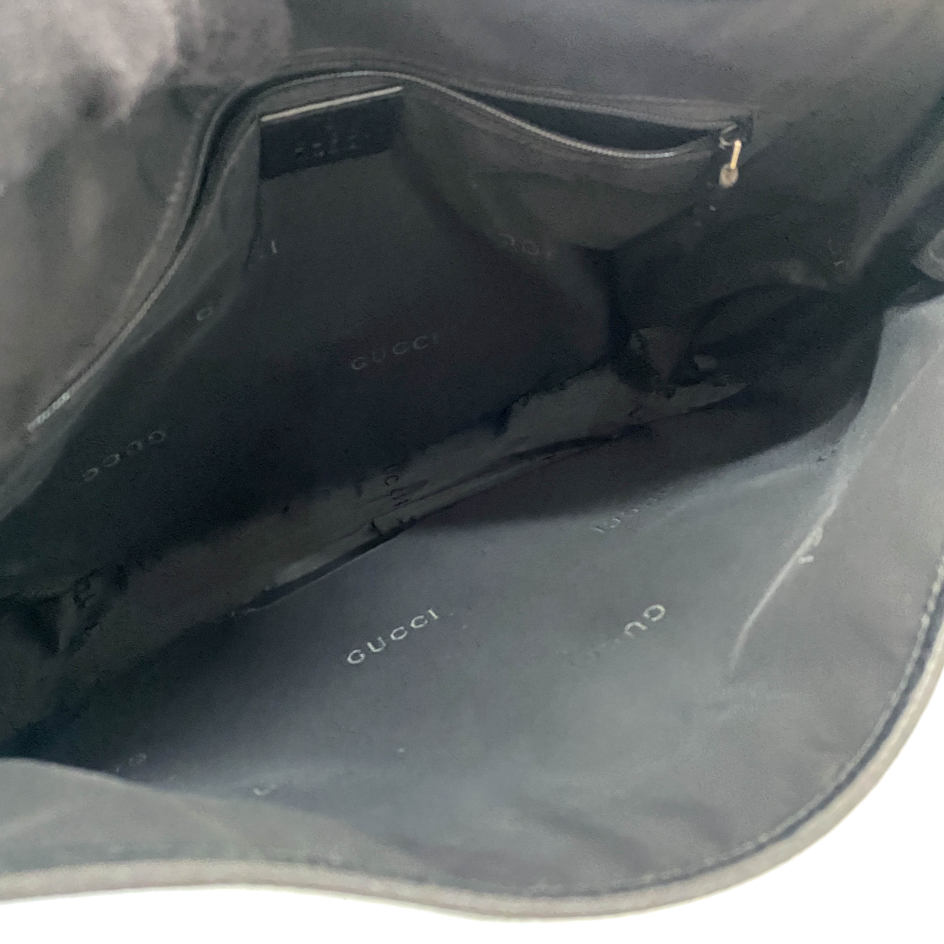 Jackie Wool Black Shoulder Bag