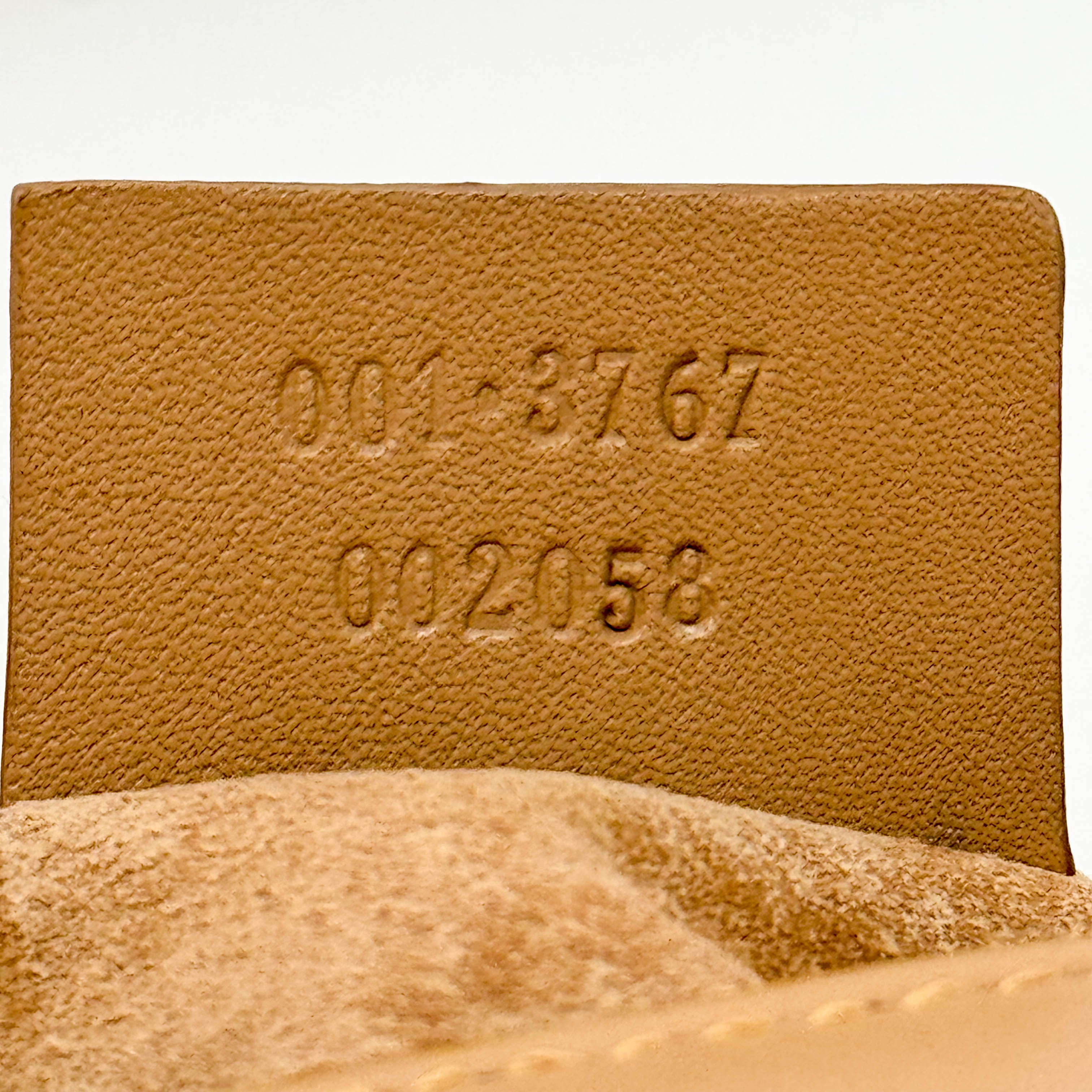 Beige Leather Shoulder Bag