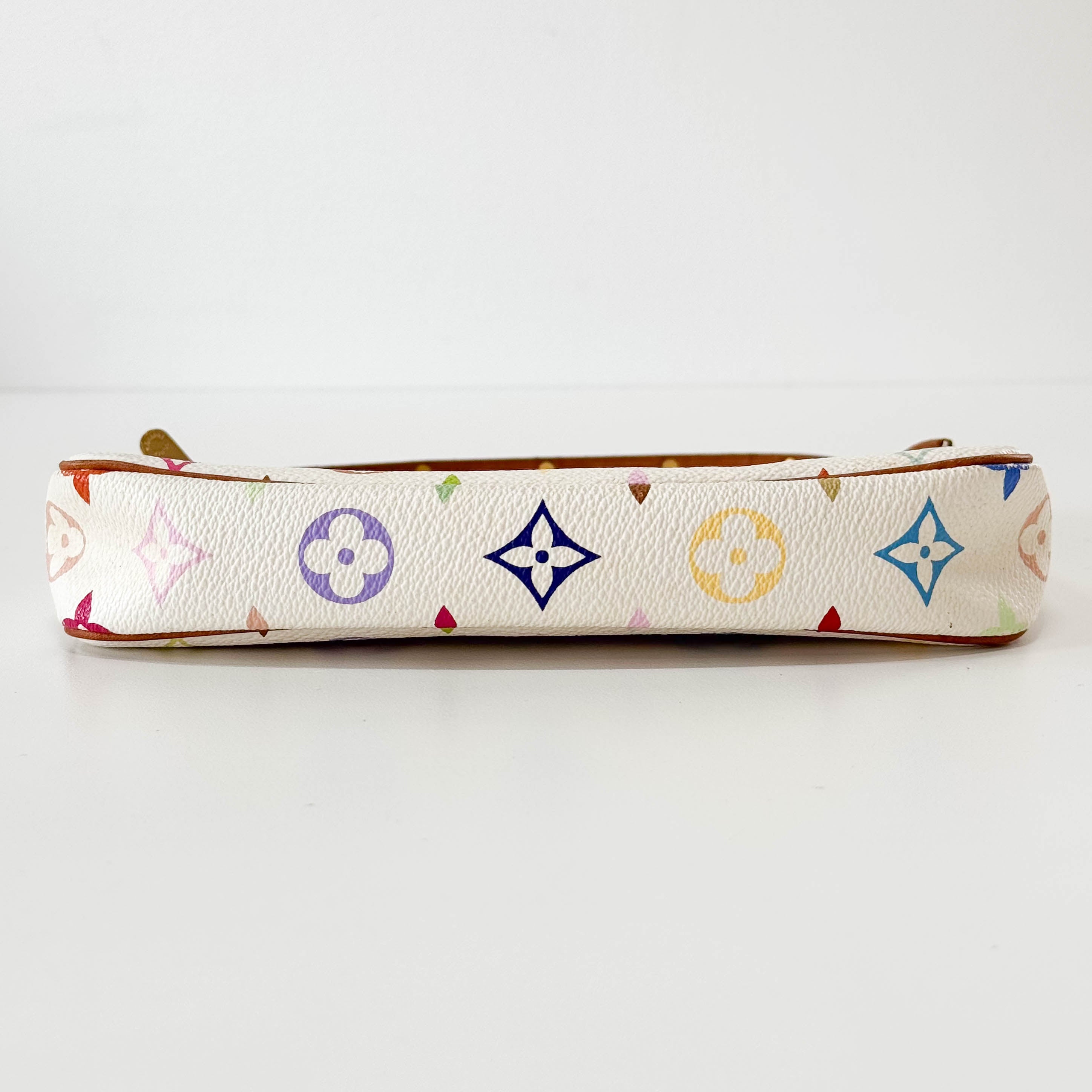 Louis Vuitton x Takashi Murakami Pochette Accessoire Multicolor Monogram Handbag