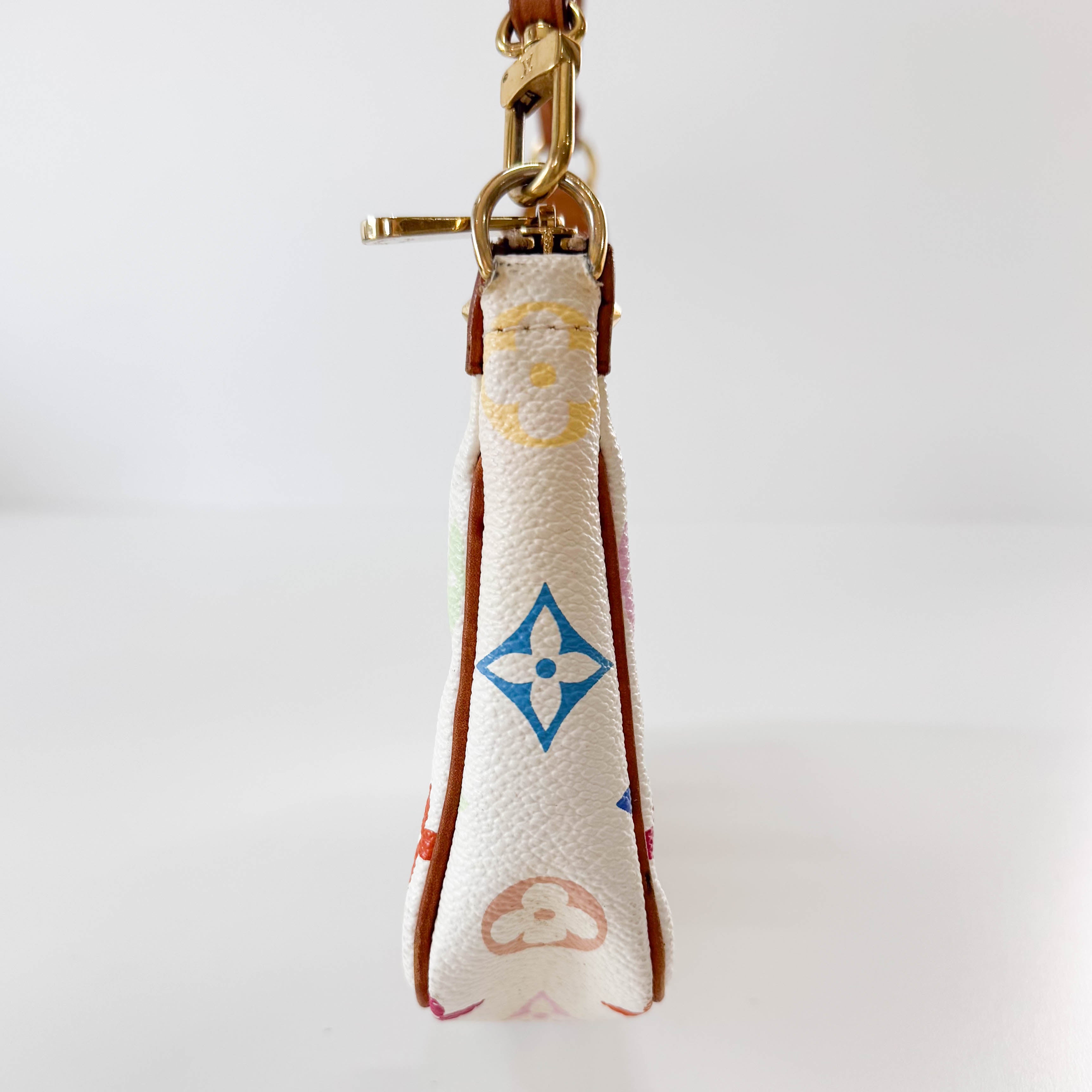 Louis Vuitton x Takashi Murakami Pochette Accessoire Multicolor Monogram Handbag